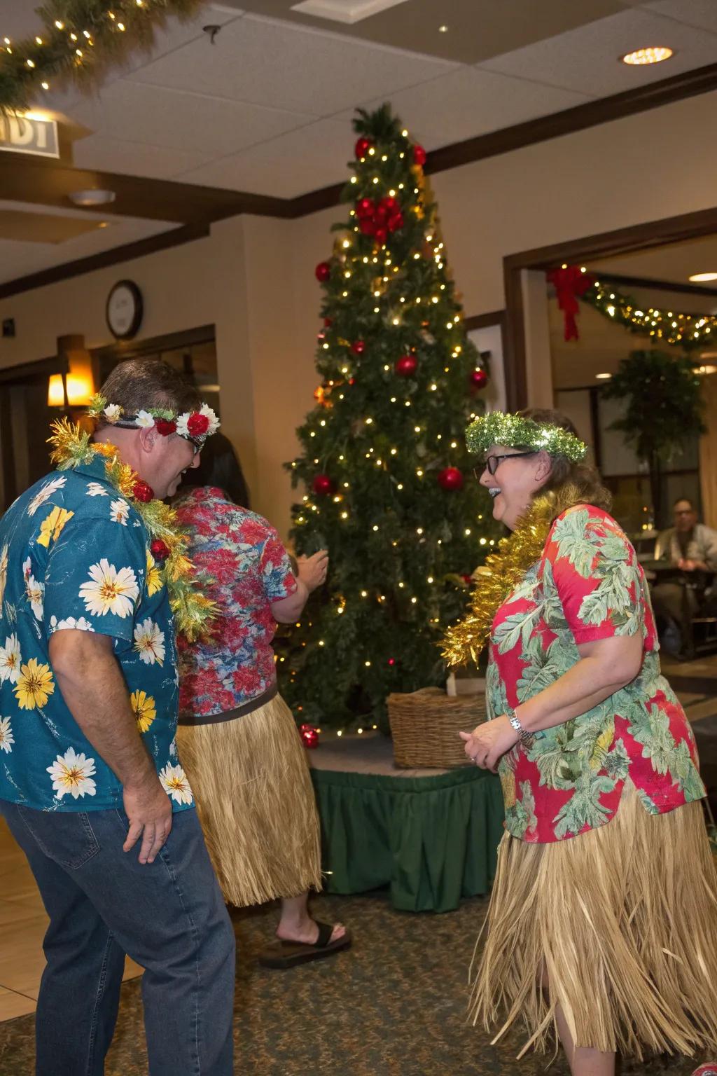 Incorporate a twist through a themed costume revelry.