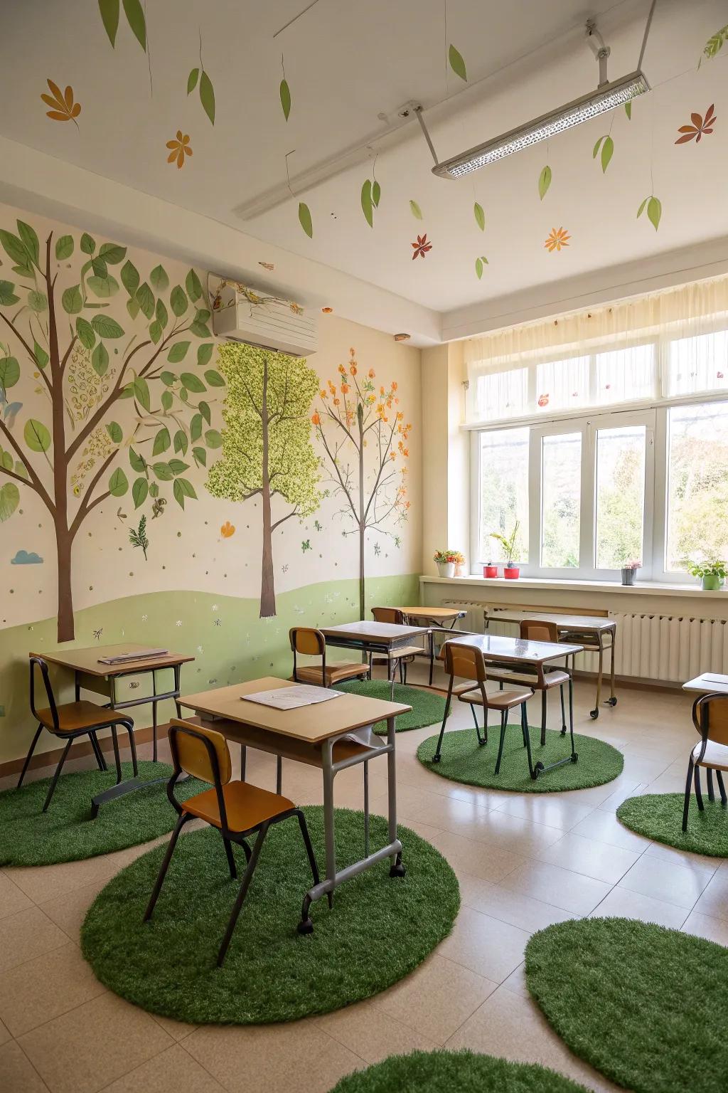 Nature-inspired decor brings a refreshing twist indoors.