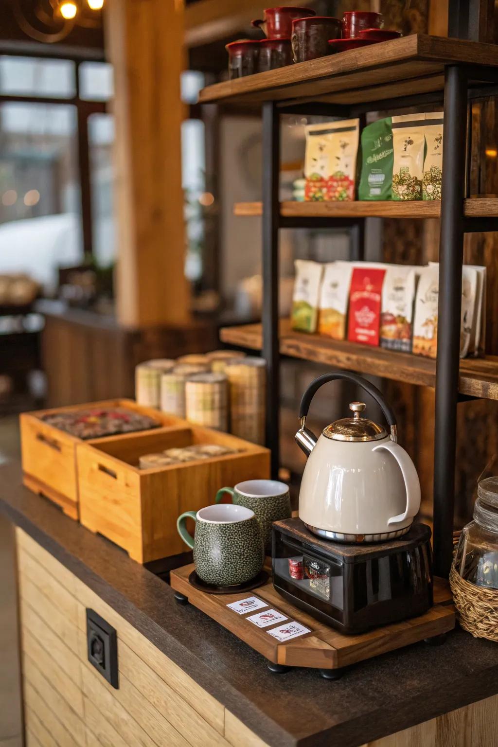 A personal beverage station contributes comfort and convenience to your space.