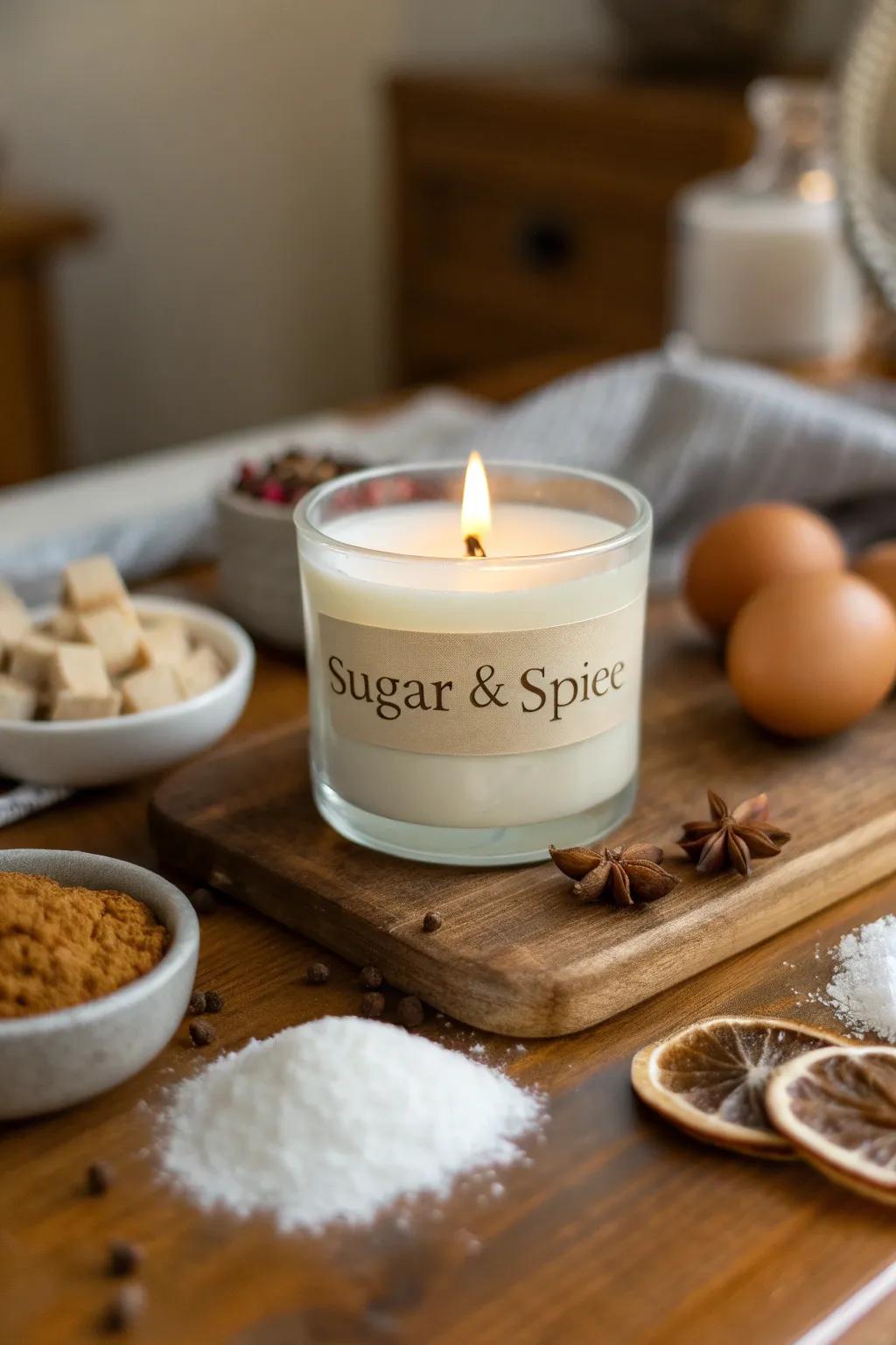 Sweet Gala Candle for Festive Cheer