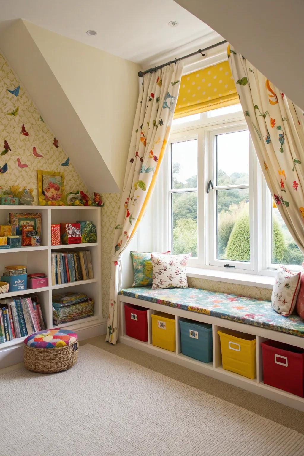 A fun-filled corner for kids to explore and play.