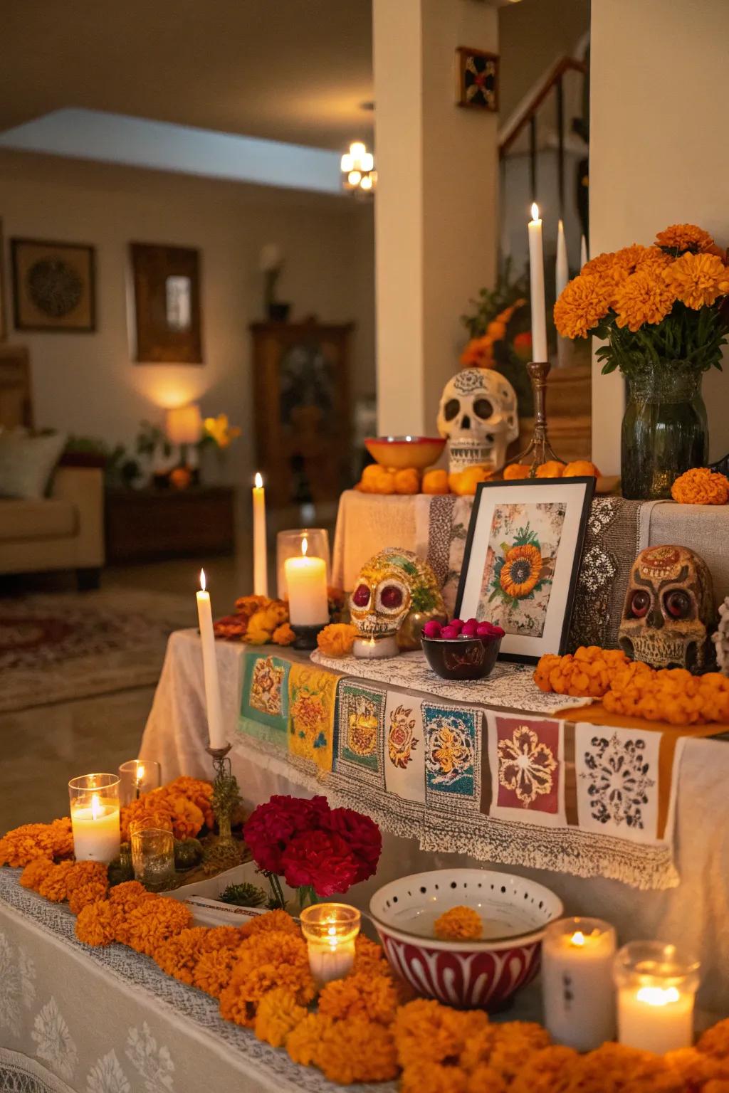 Family treasure decorations connect generations and customs.