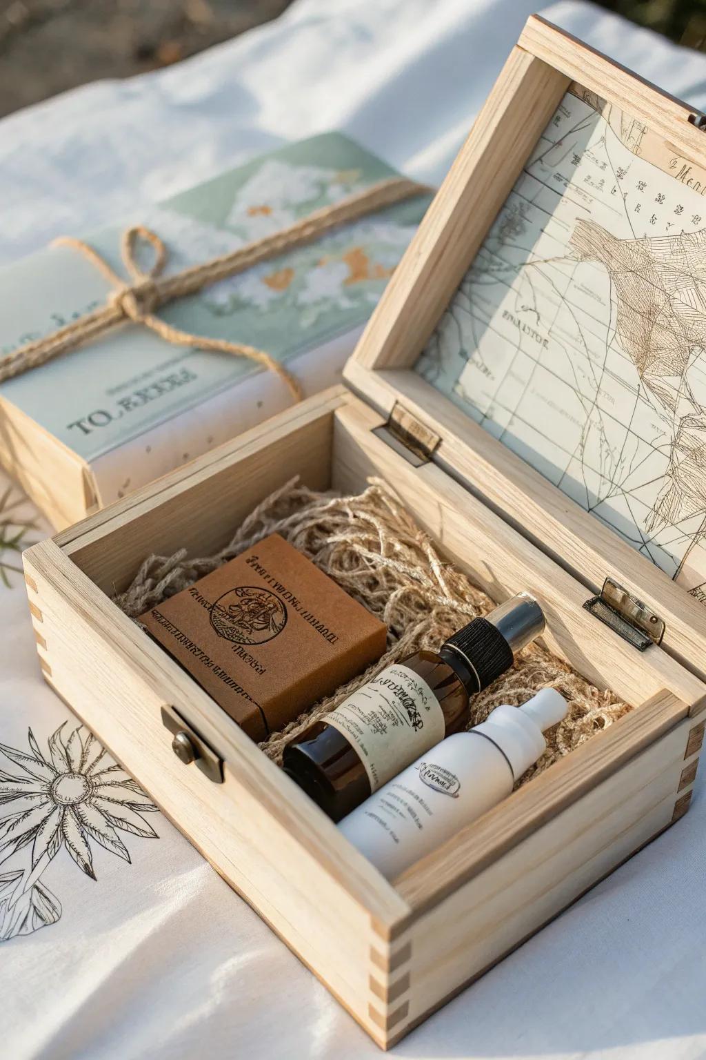 Embark on a journey with our Exploration Box, perfectly curated for the travel enthusiast.