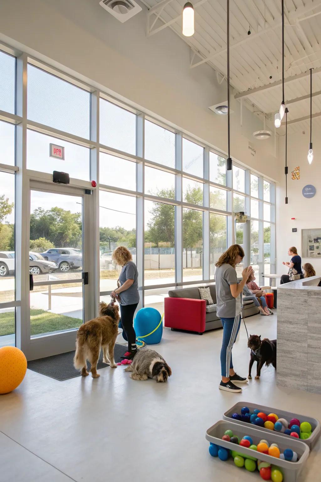 Unobstructed layouts fostering an airy and encompassing atmosphere.