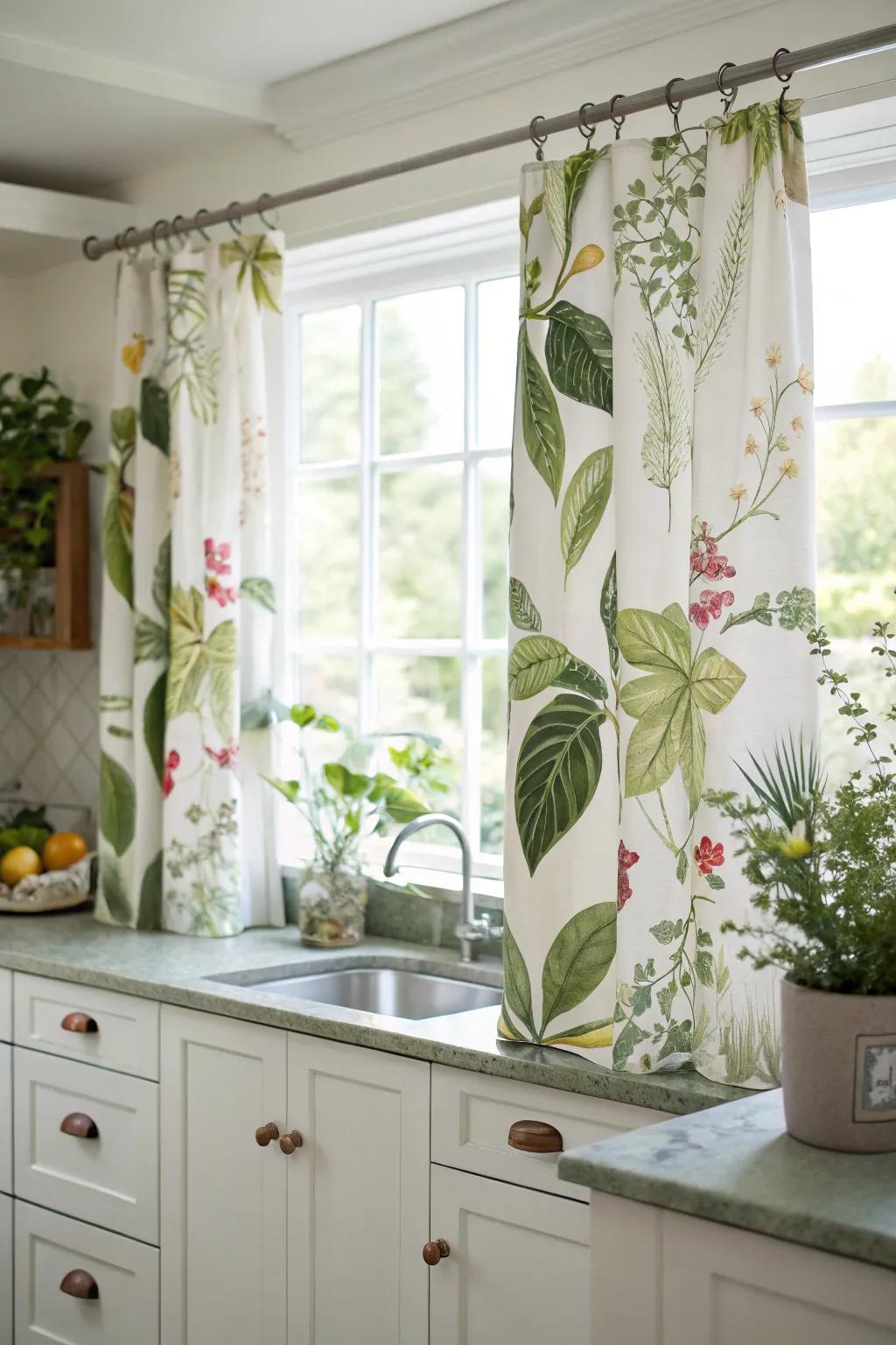 Botanical prints bring nature inside.