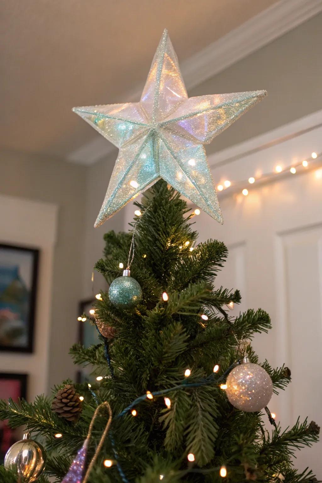 Capiz shell stars inject exotic elegance and shimmer.