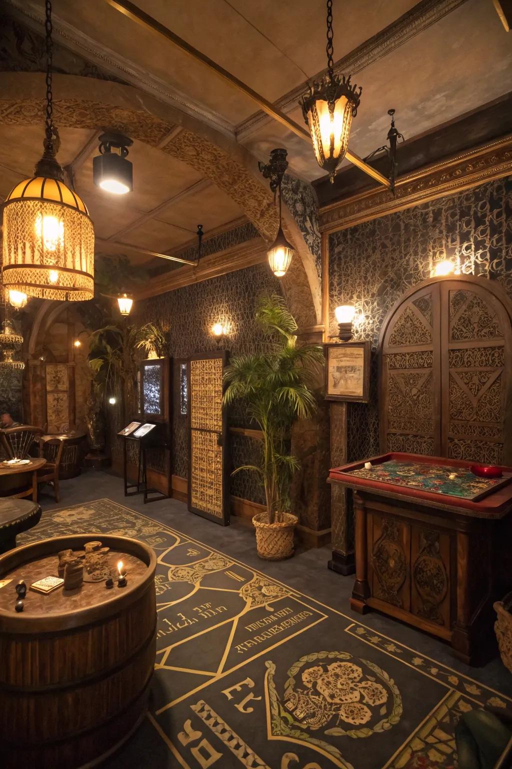 Begin an exciting venture in your home with a custom-designed escape room.