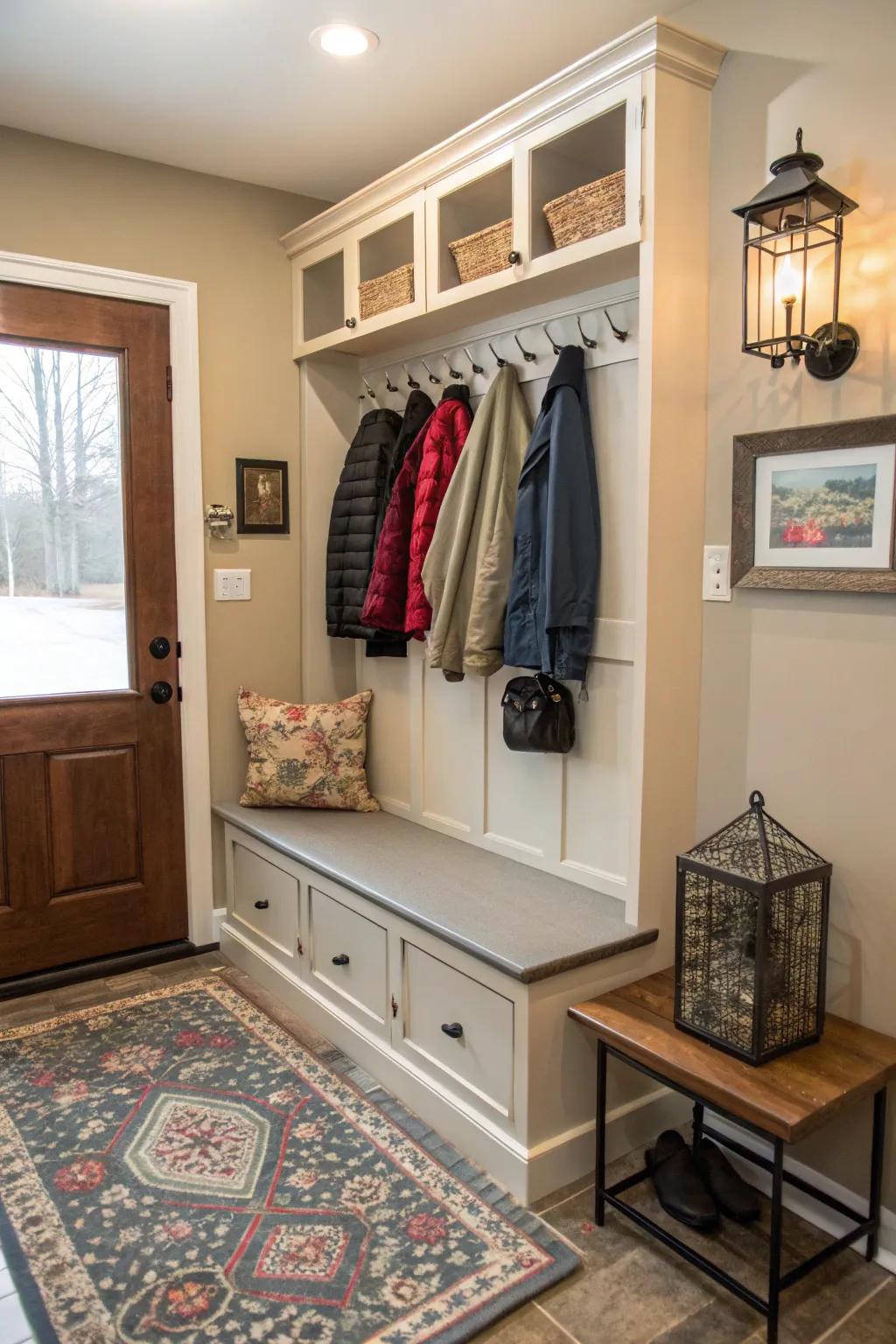 Furniture with multiple functions maximizes utility in compact spaces.