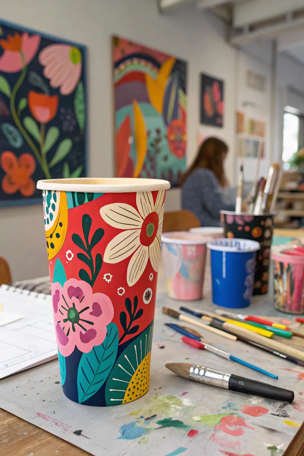 Audacious abstract flower designs for the adventurous temperament.