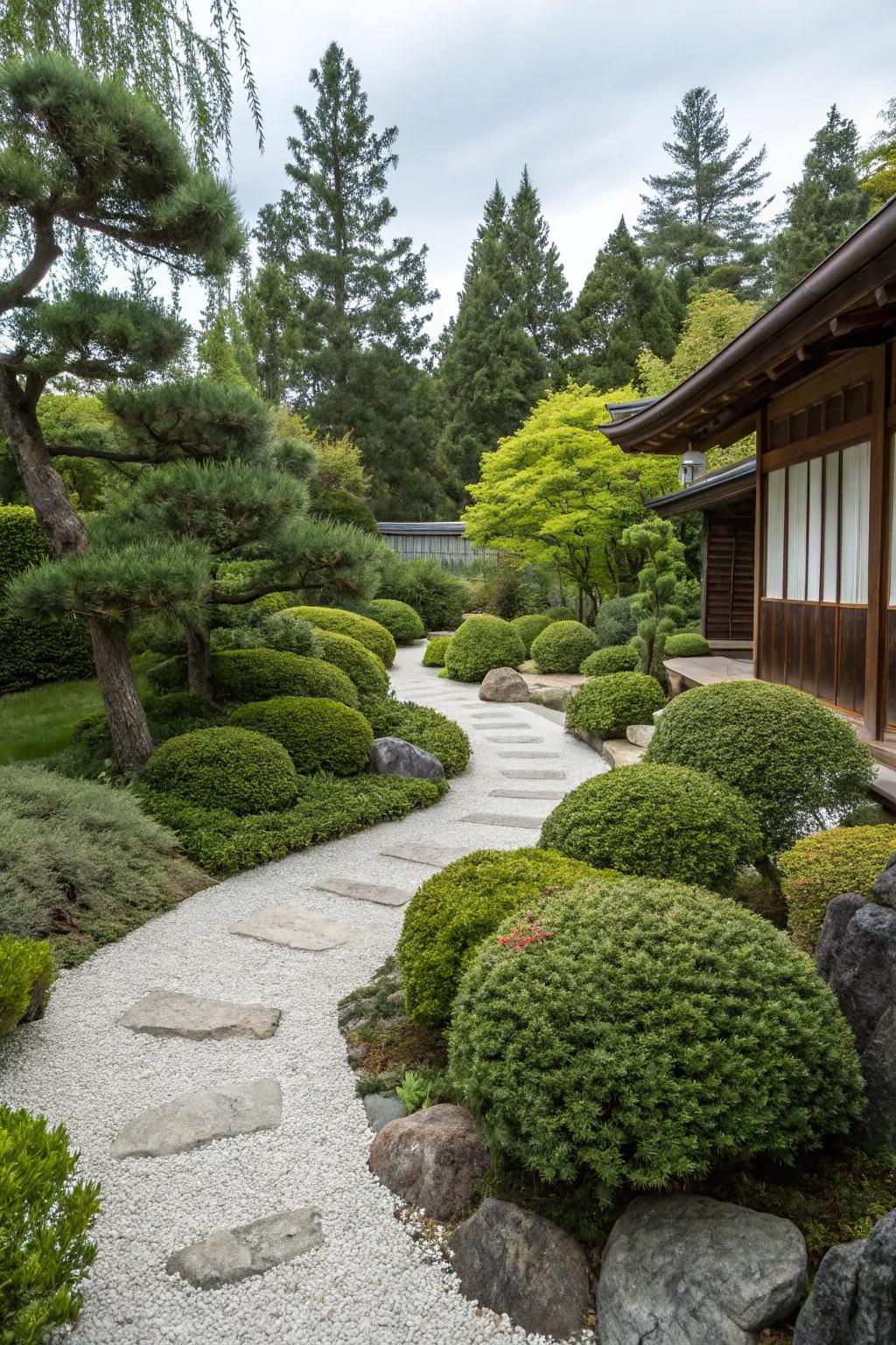 A Zen-inspired design promotes peace and simplicity.