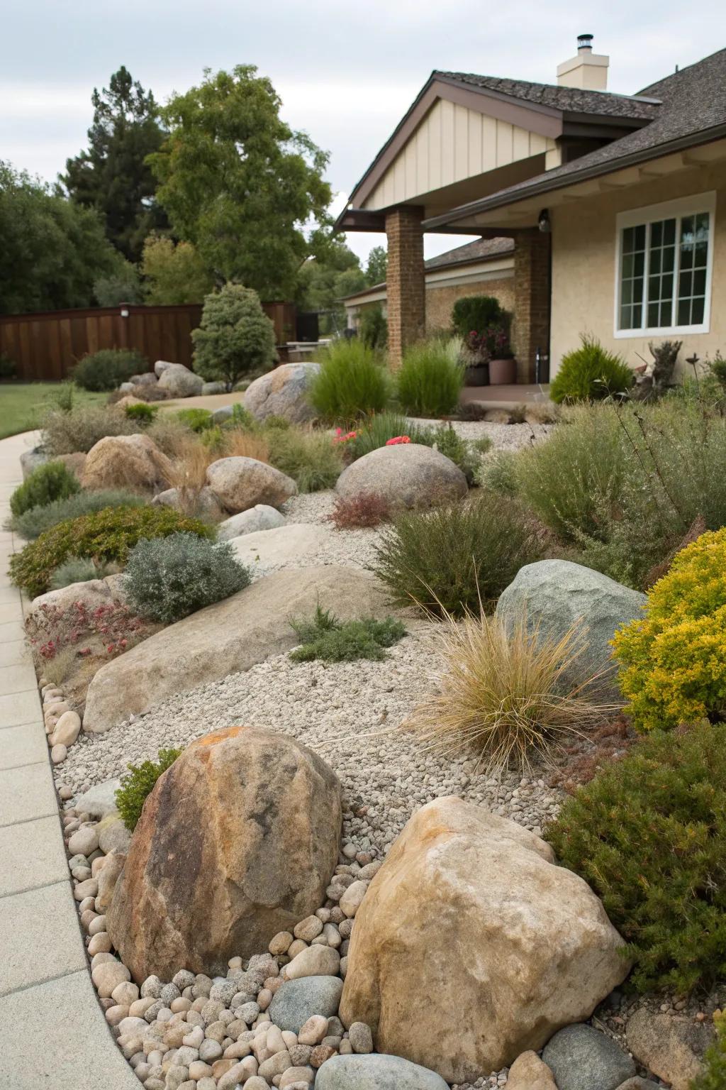 Rock gardens impart a sense of robust texture and low-maintenance beauty to any landscape.