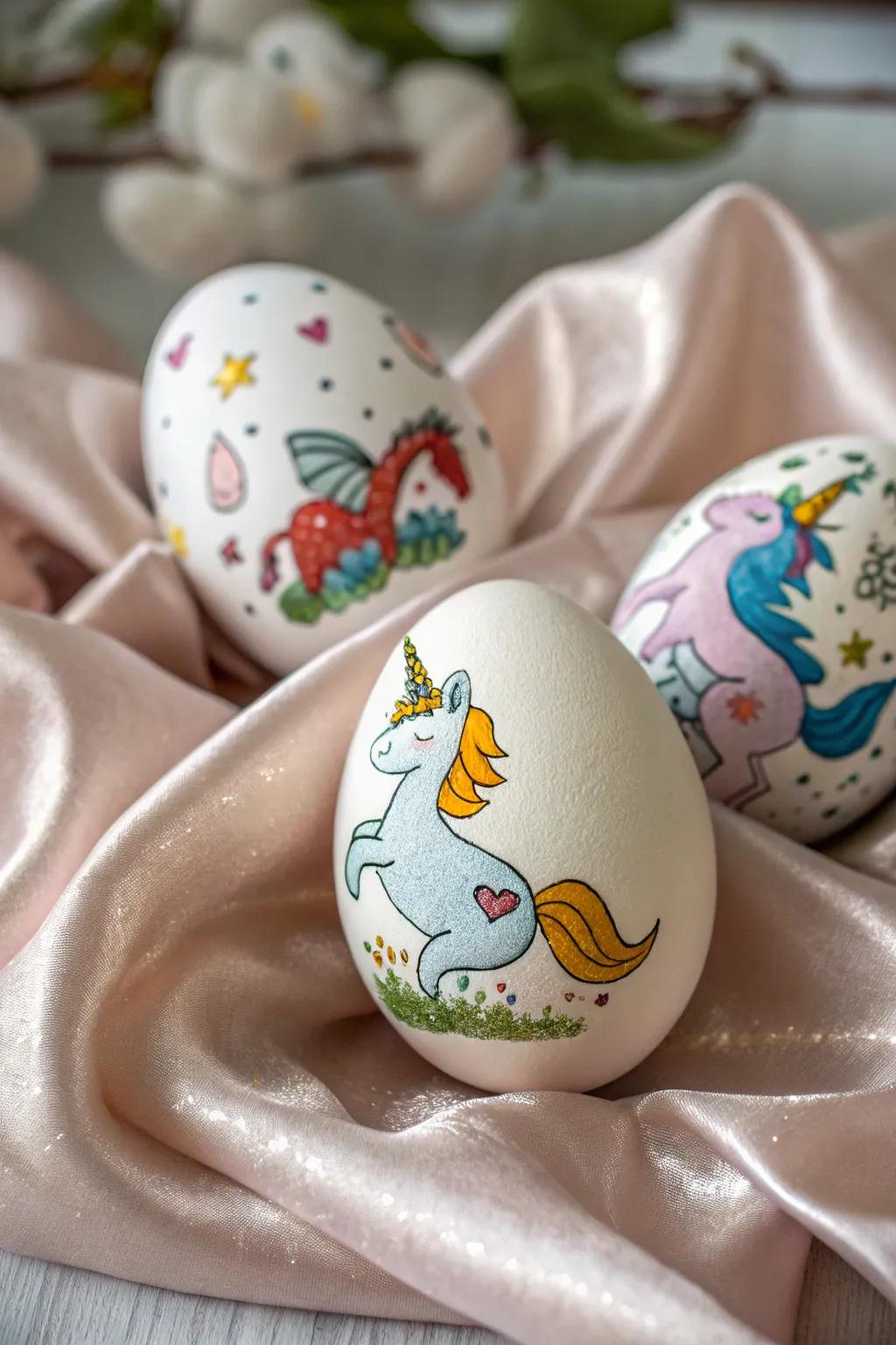 Magic being eggs stunning everyone close by.