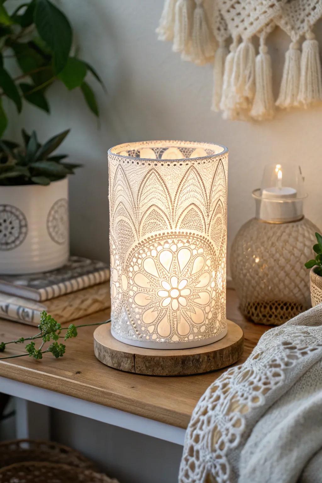 Illuminate your space with vintage-inspired elegance, where artistry meets minimalist charm.