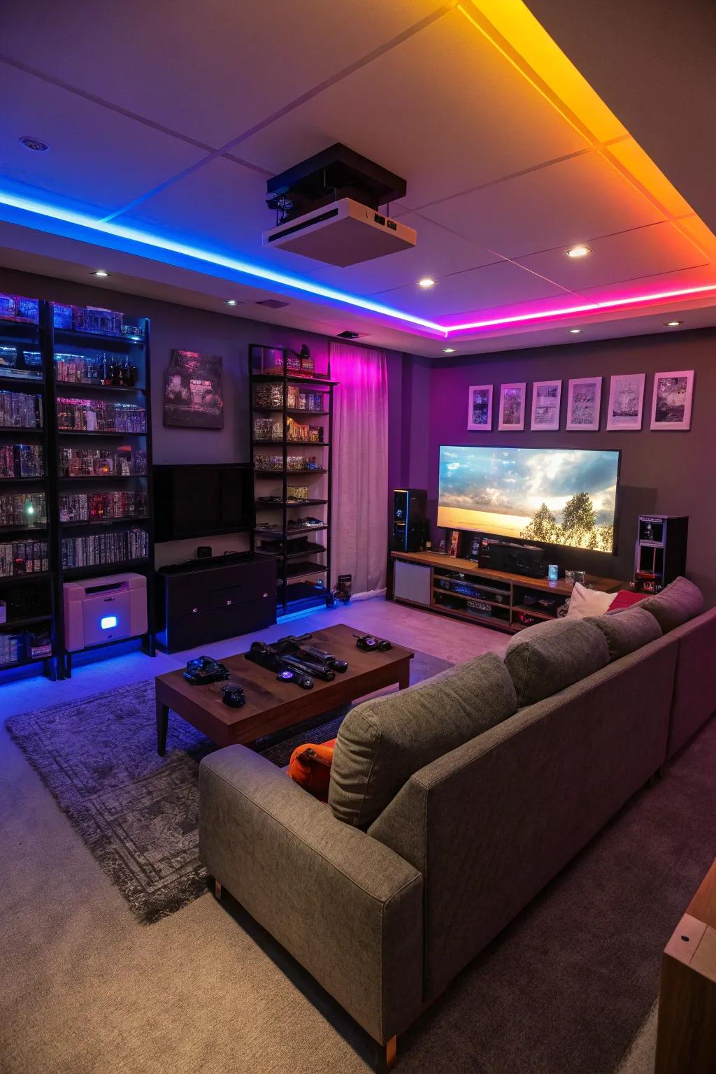 Intelligent illumination enables you to establish the ideal gaming atmosphere.