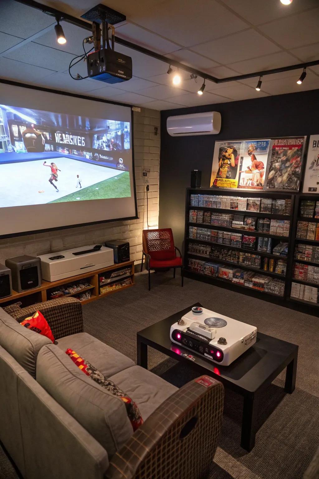 Units morph walls toward gaming theatres.
