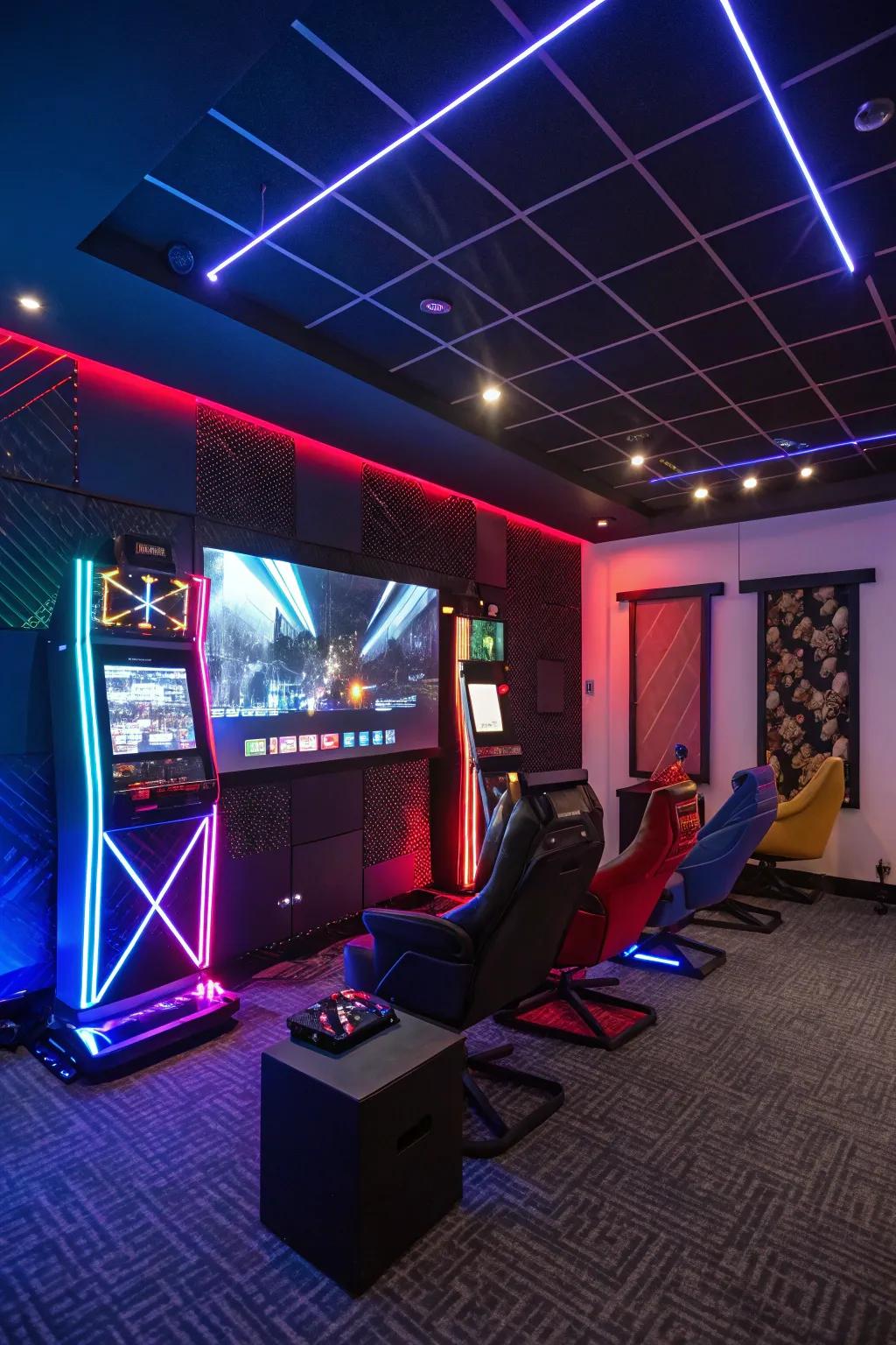 Interactive decor contributes excitement and engagement to your gaming environment.