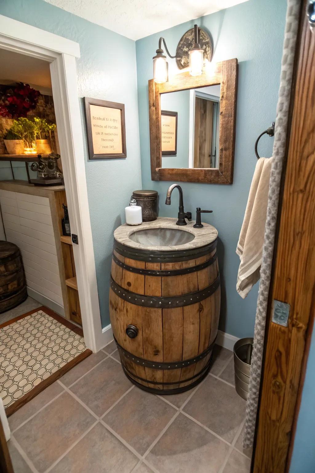 Unique sink designs are standout features and great conversation starters.