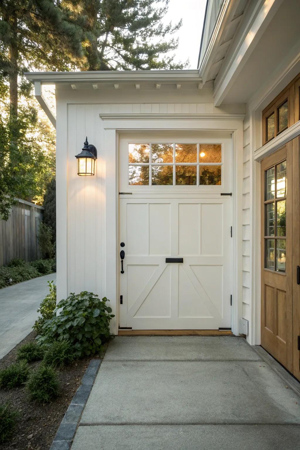 A fanlight adds height and elegance.