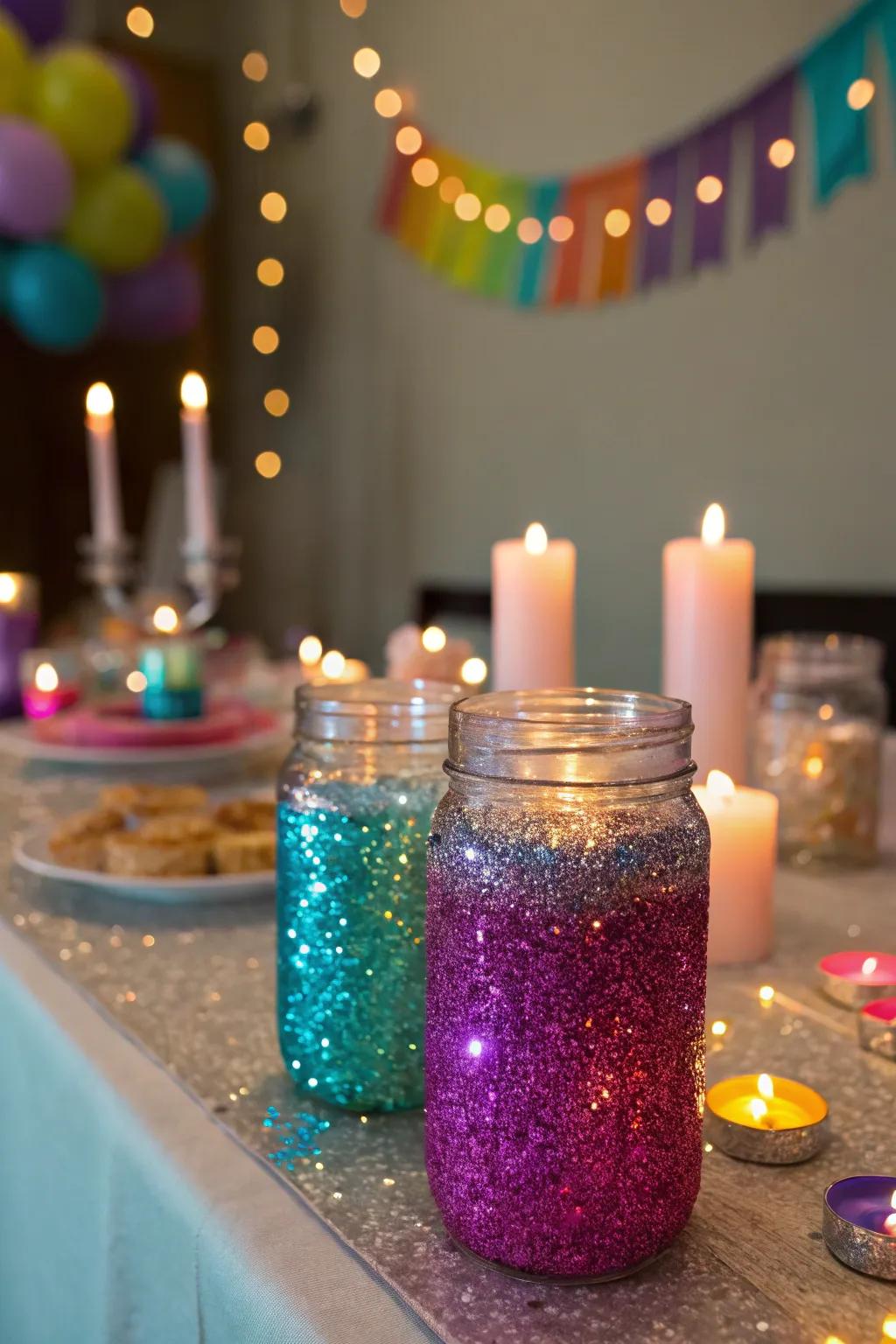 Sparkling vessels incorporate a hint of glam to any celebration.