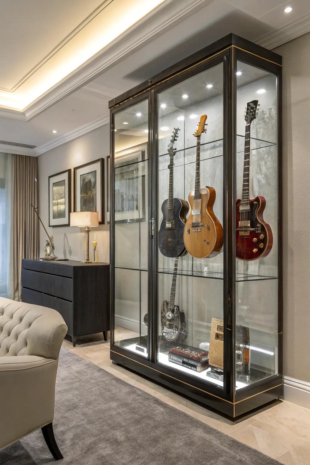 Protect and exhibit with a custom case.