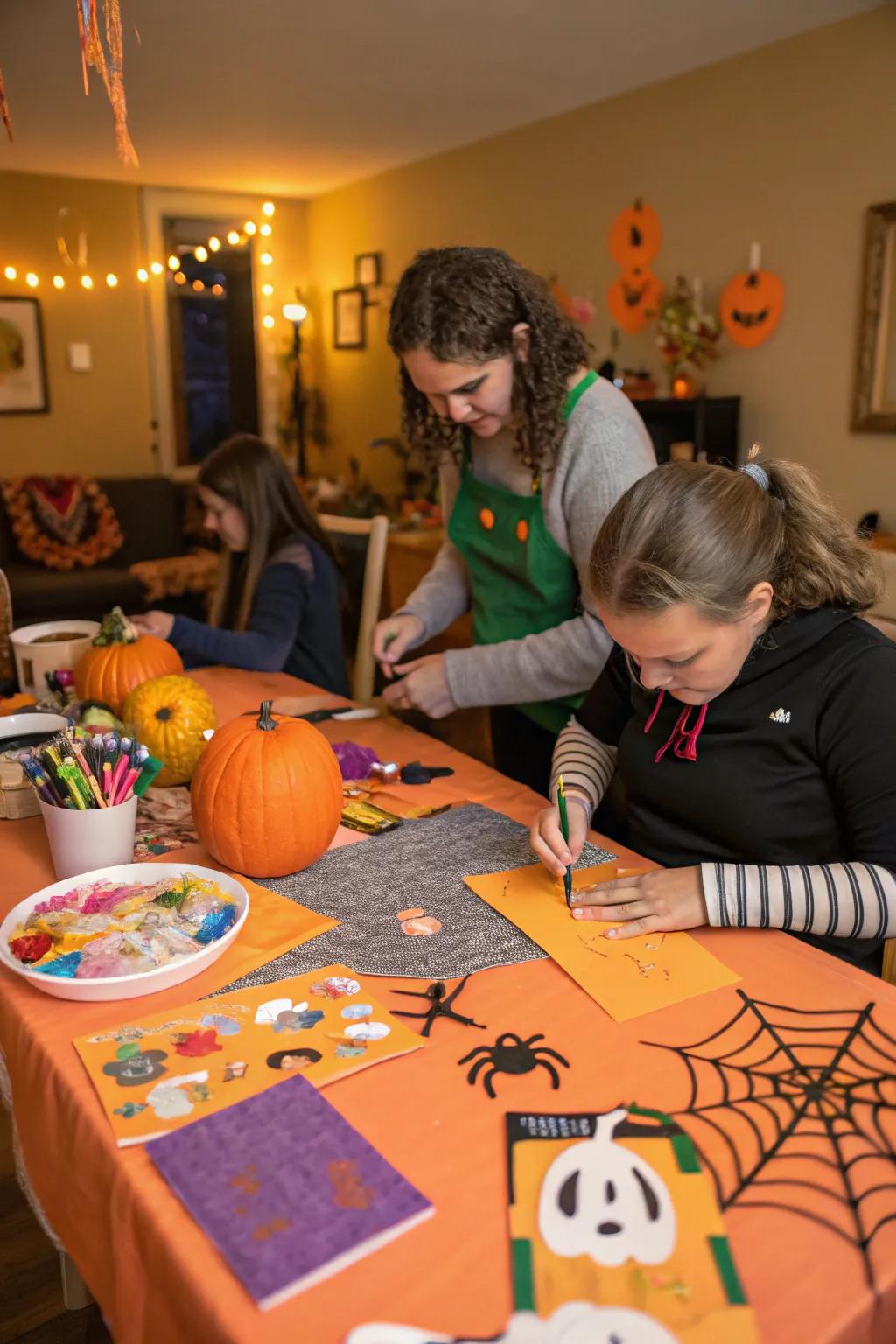 Get creative at the terrifying craft area.