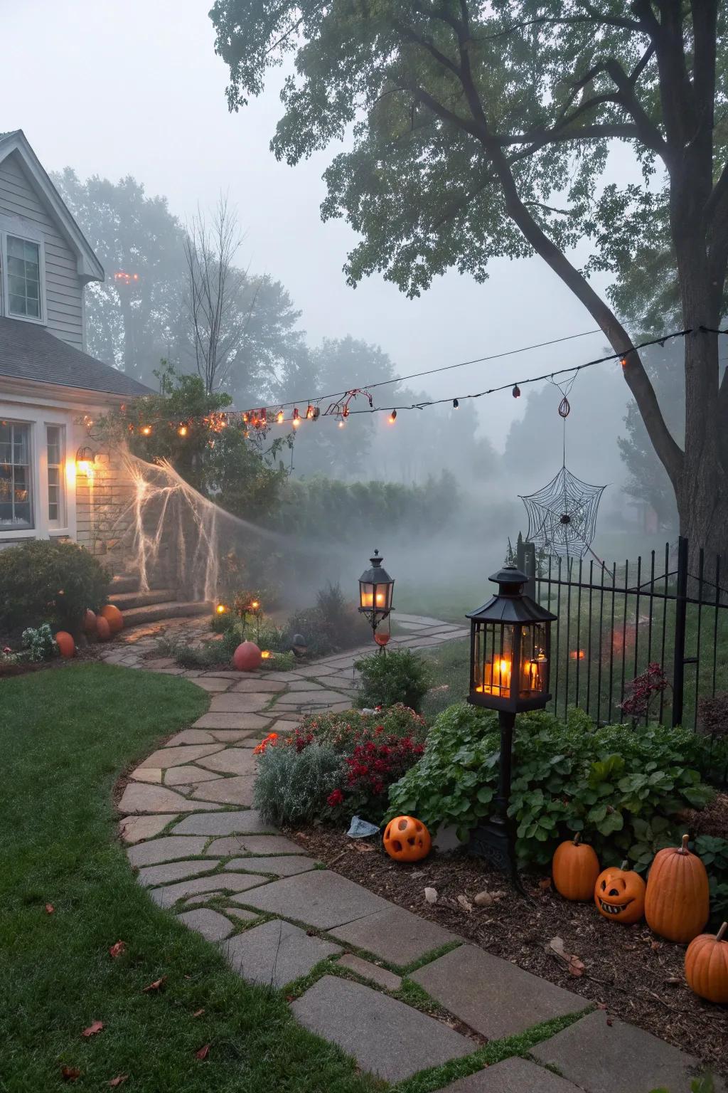 A fog machine adds an ethereal and mysterious element to your decor.