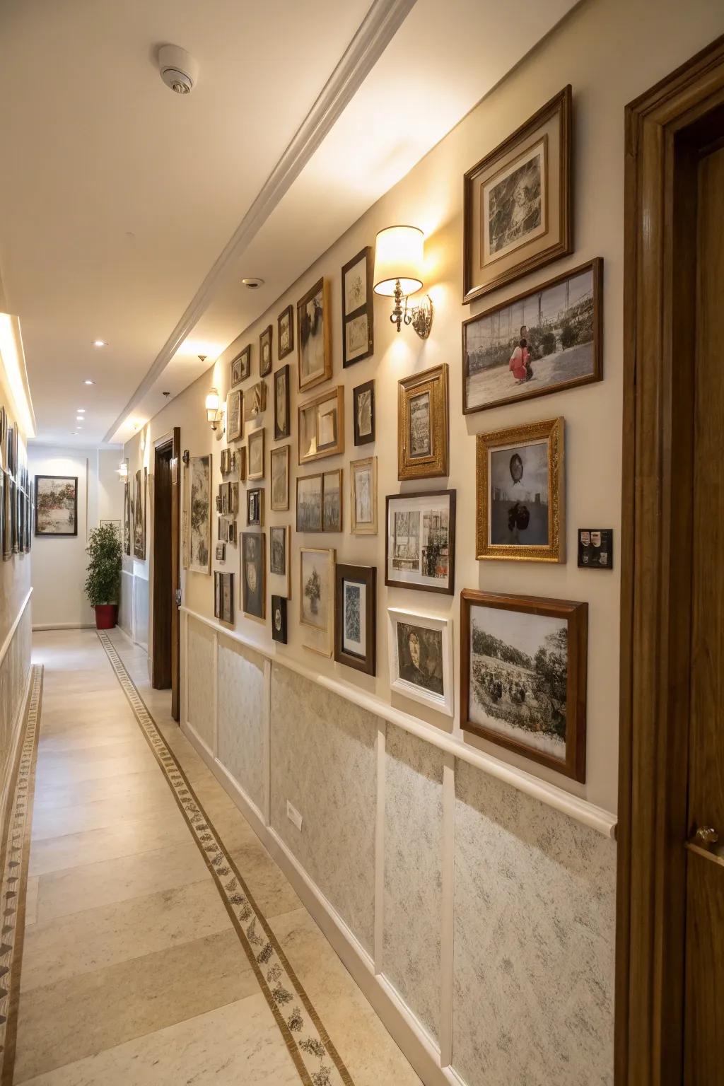 Traditional frames give your display a nostalgic feel.
