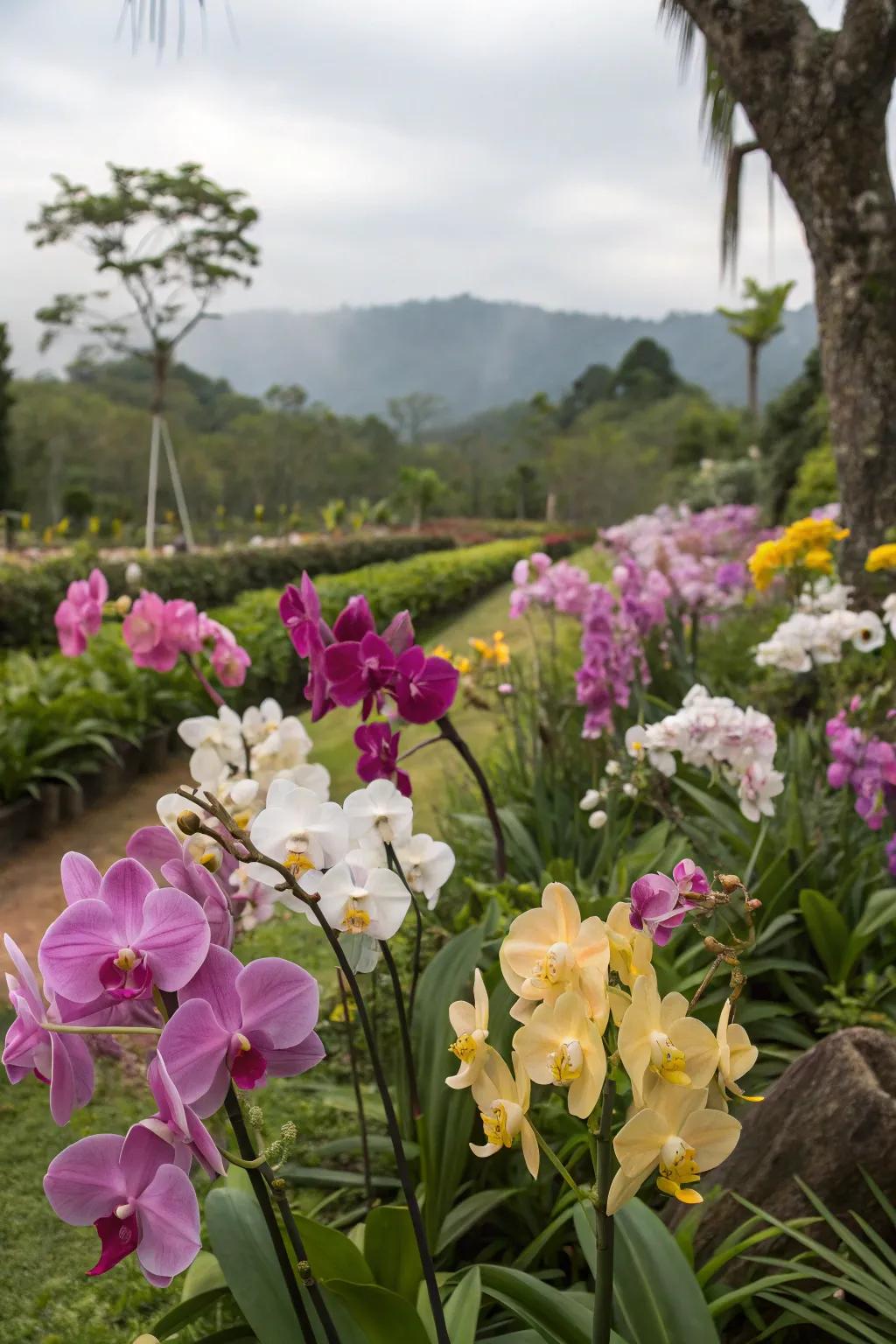 Orchid spaces bring beautiful style to your scene.