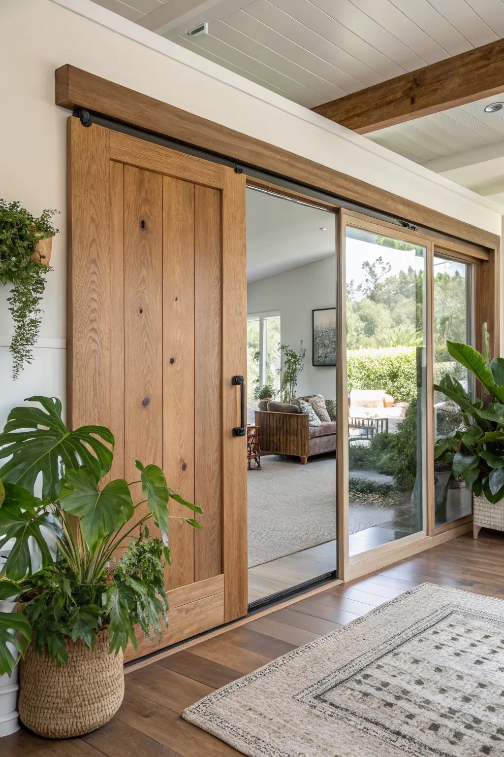Opt for sustainable sliding doors for an eco-friendly home.