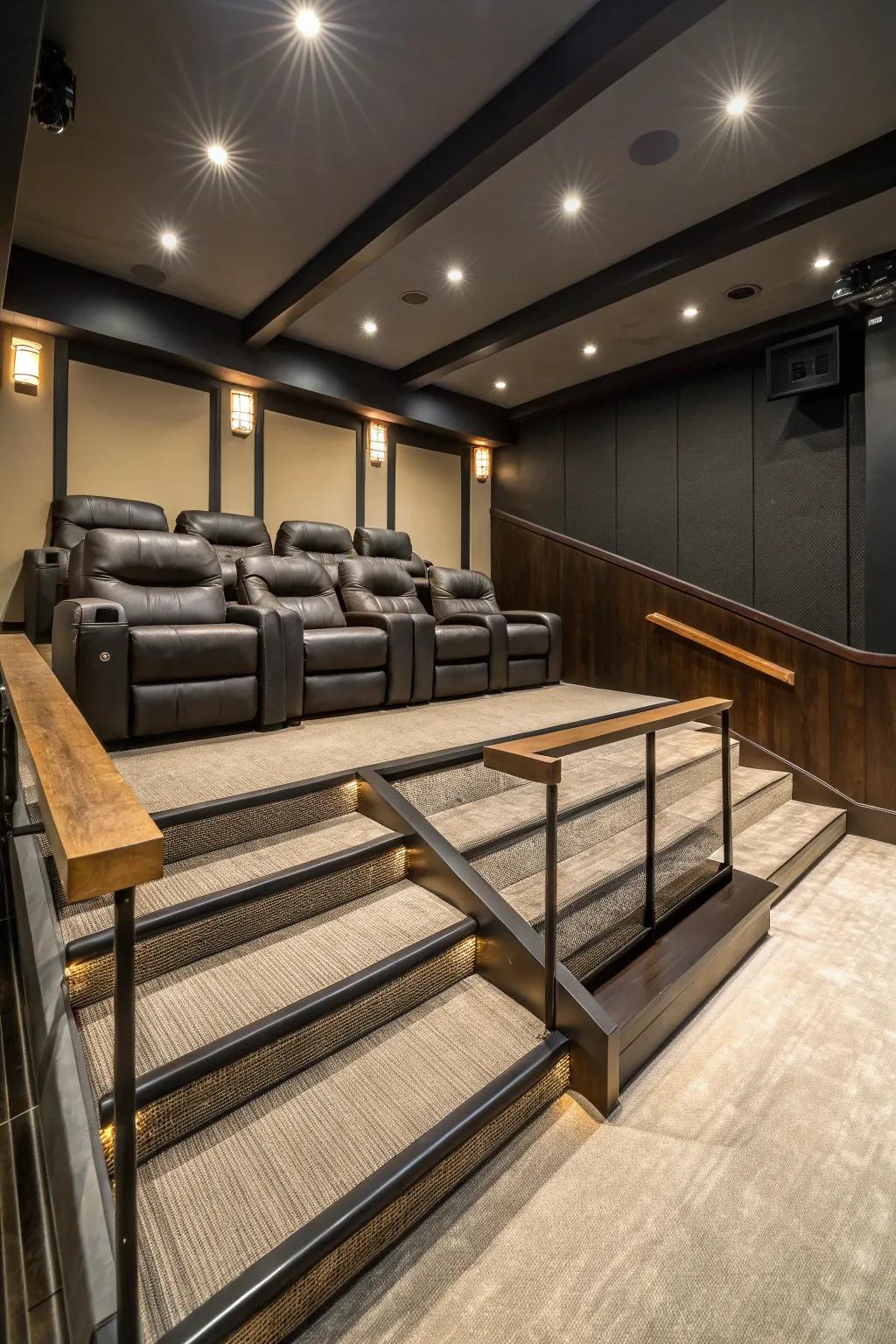 Elevated walkways enable easy passage.