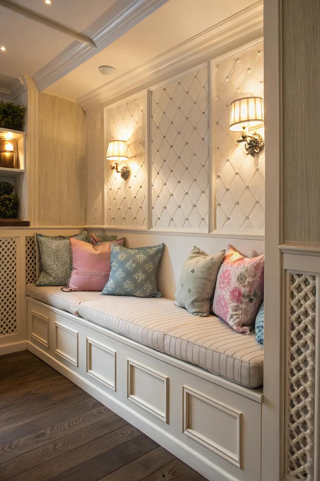 Comfortable corners add charm and functionality