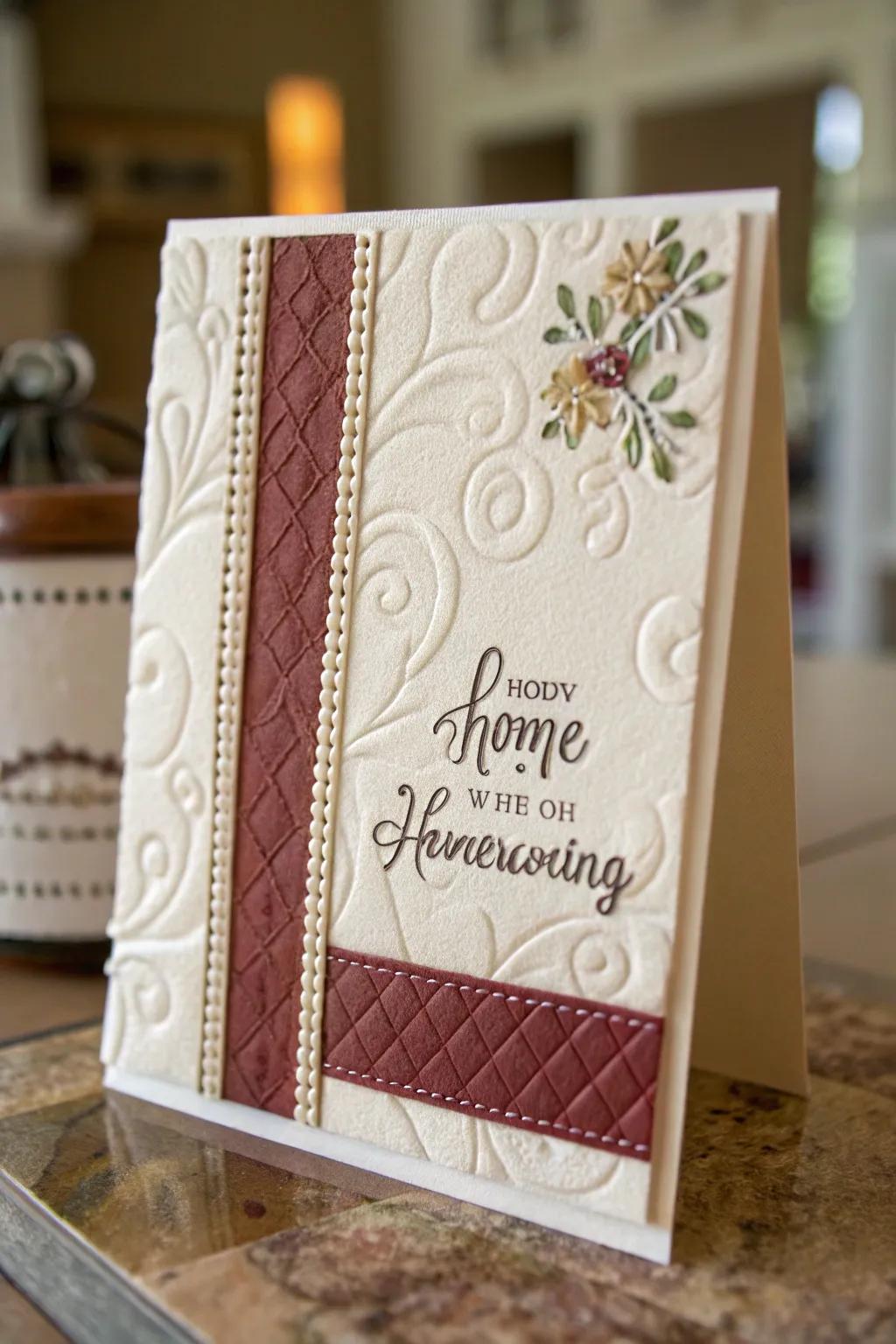 Textural details for a luxurious touch