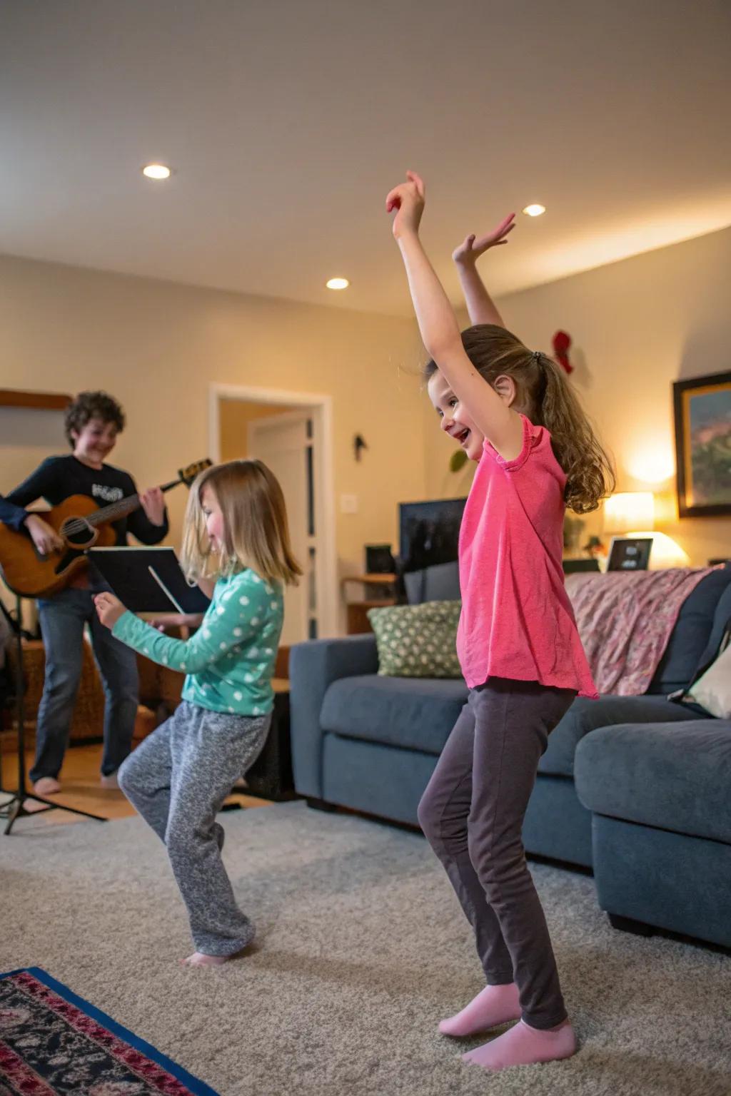 A dance party fills your home with energy, laughter, and joy.