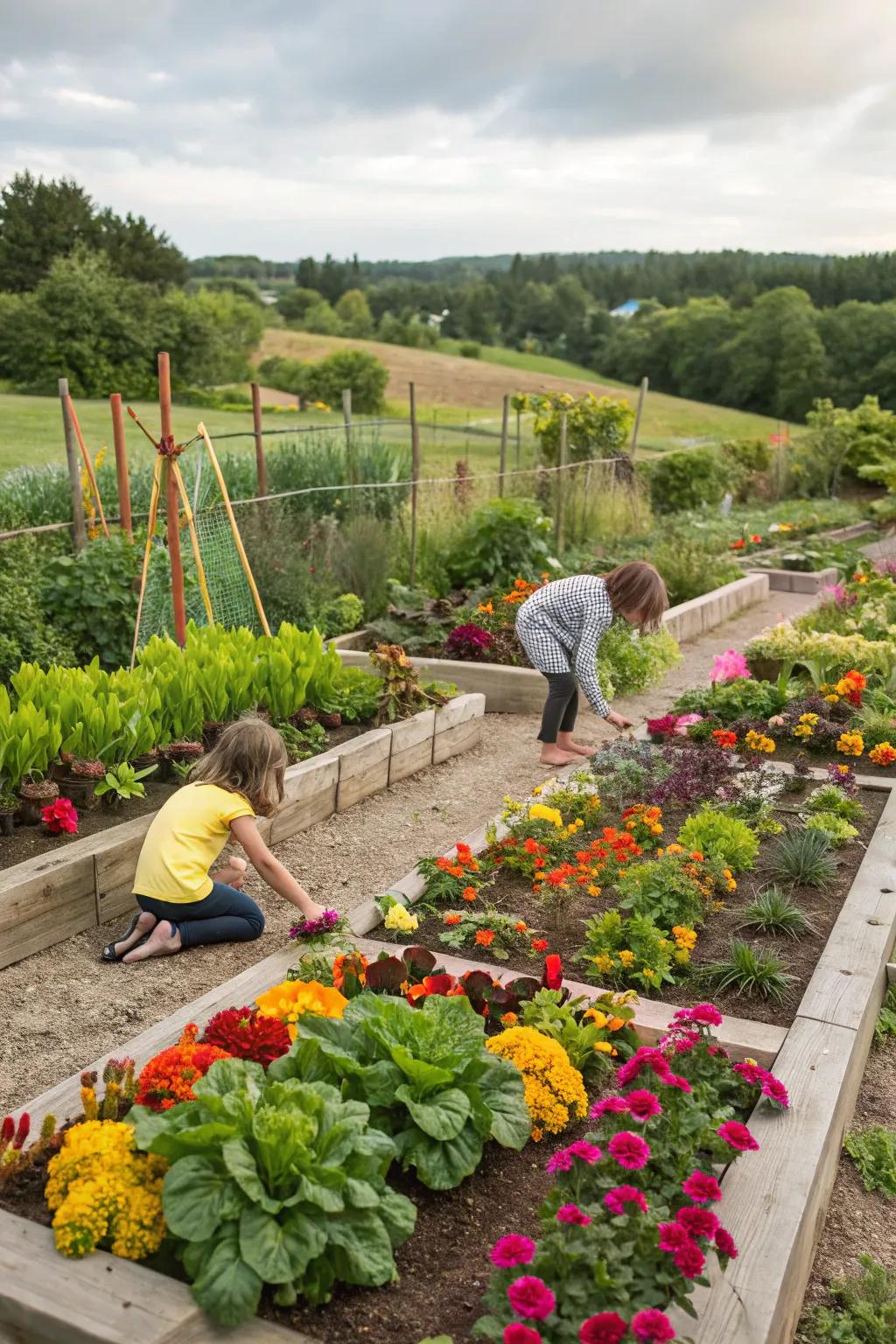 A child-friendly garden nurtures curiosity and fosters education.