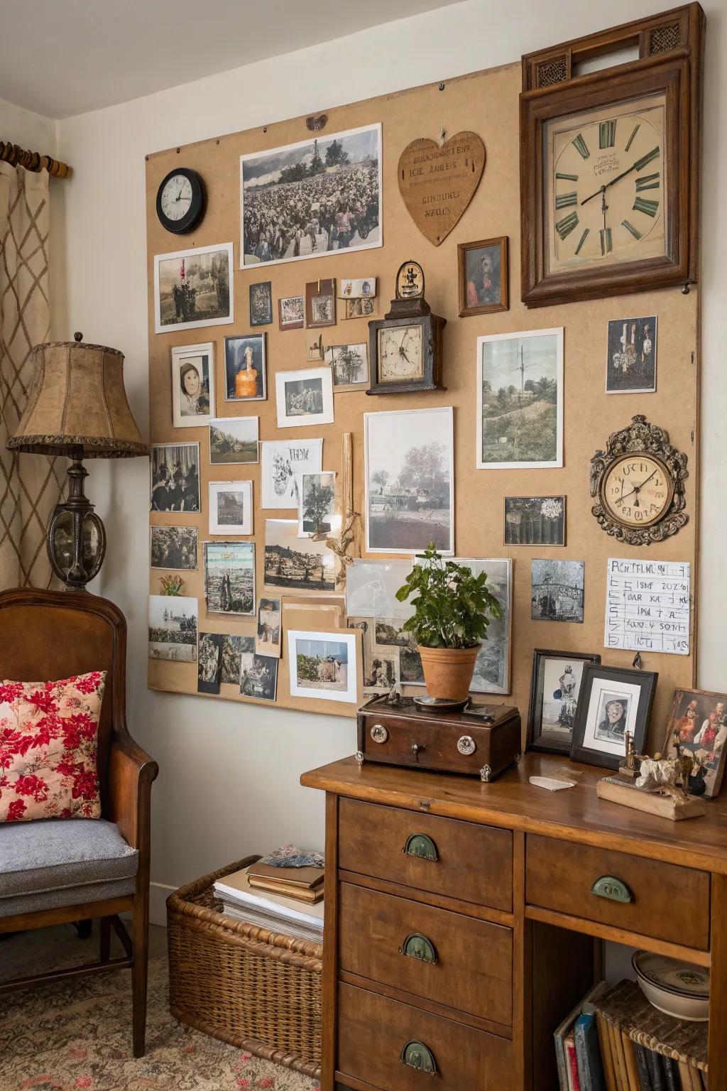 Fill your designs with nostalgia through a board of vintage charm.