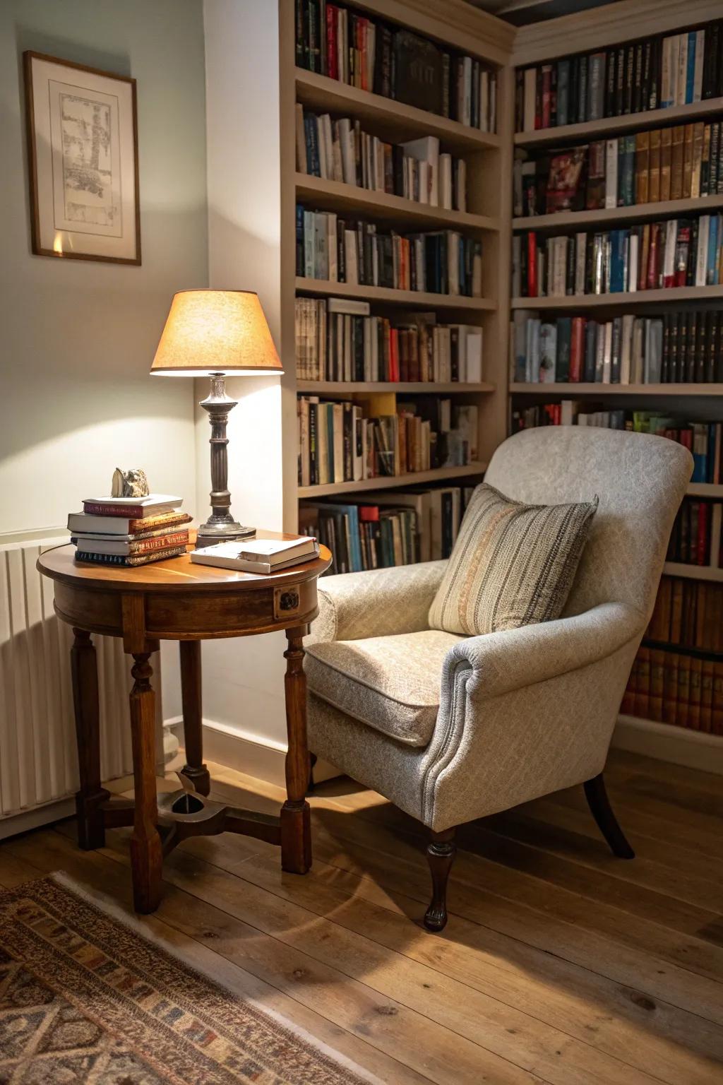 A reading table for your reading corner.
