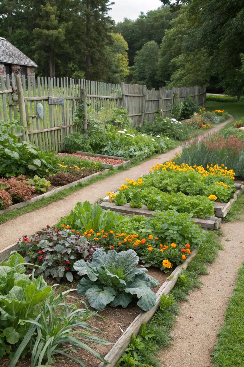 Consumable landscaping unifies beauty with practicality.