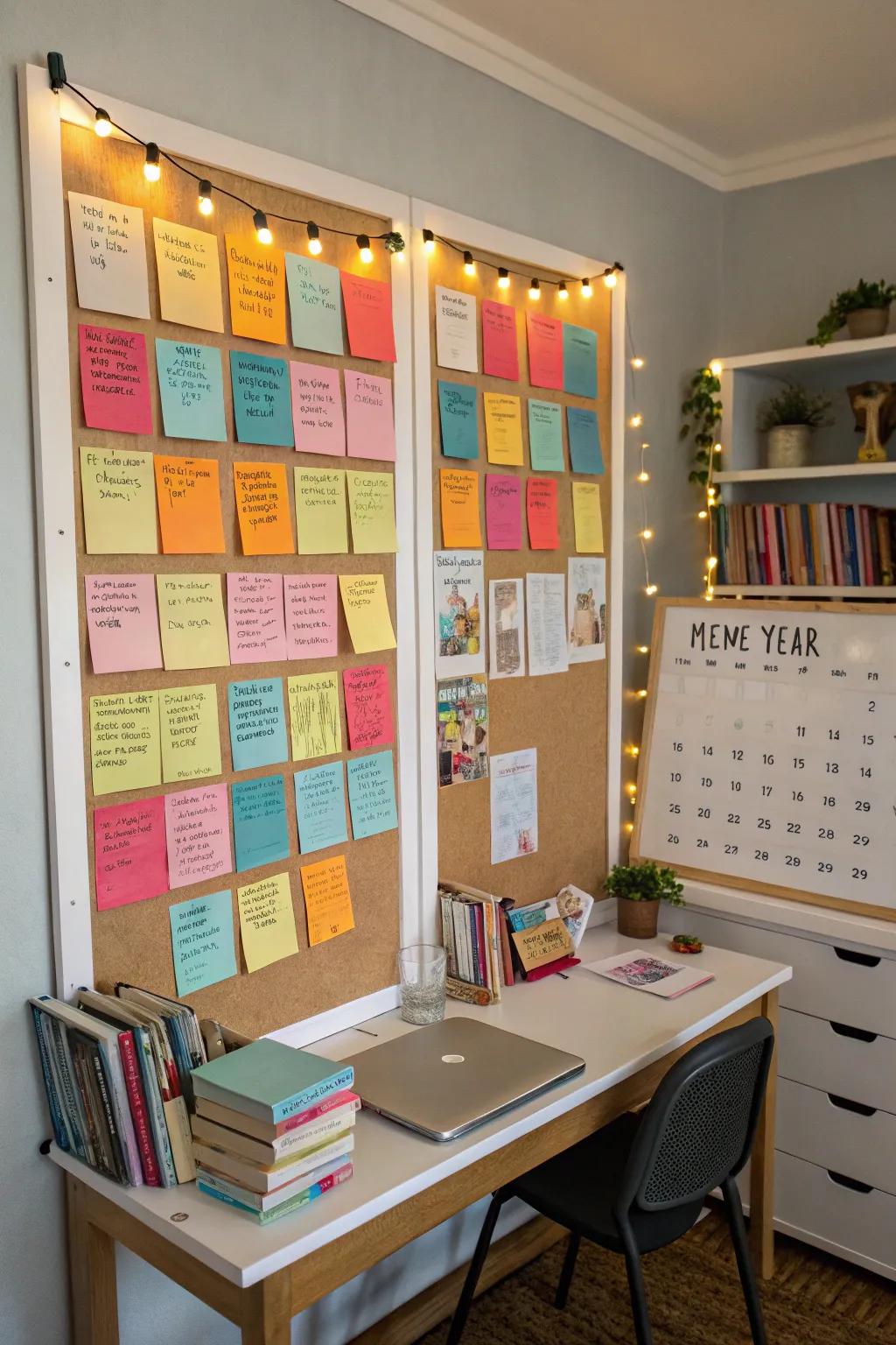 Track your resolutions with style.