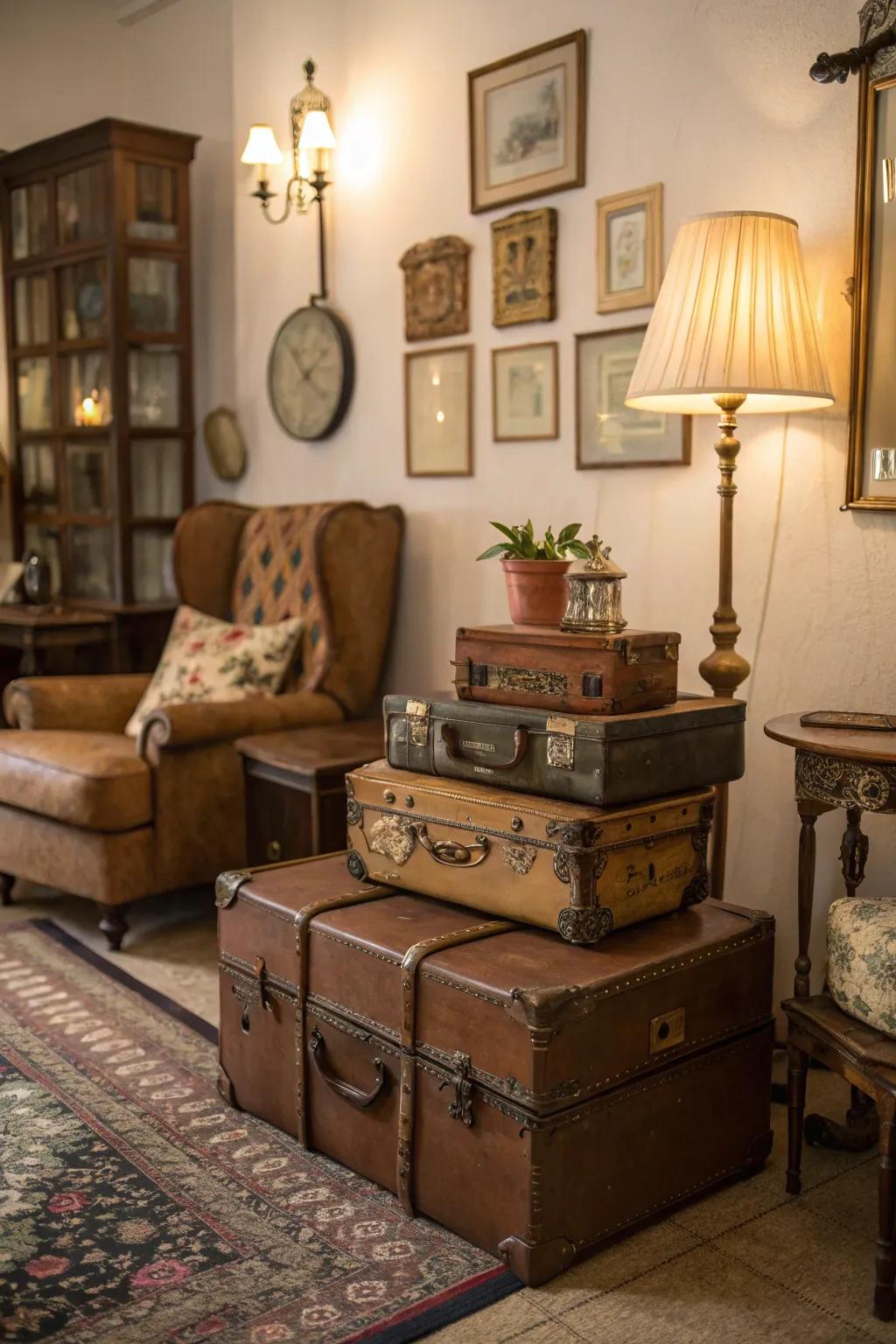 Time-honored travel bags deliver quirky storage solutions.