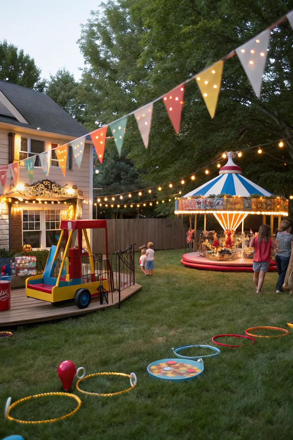 Transform your backyard into a festival wonderland.