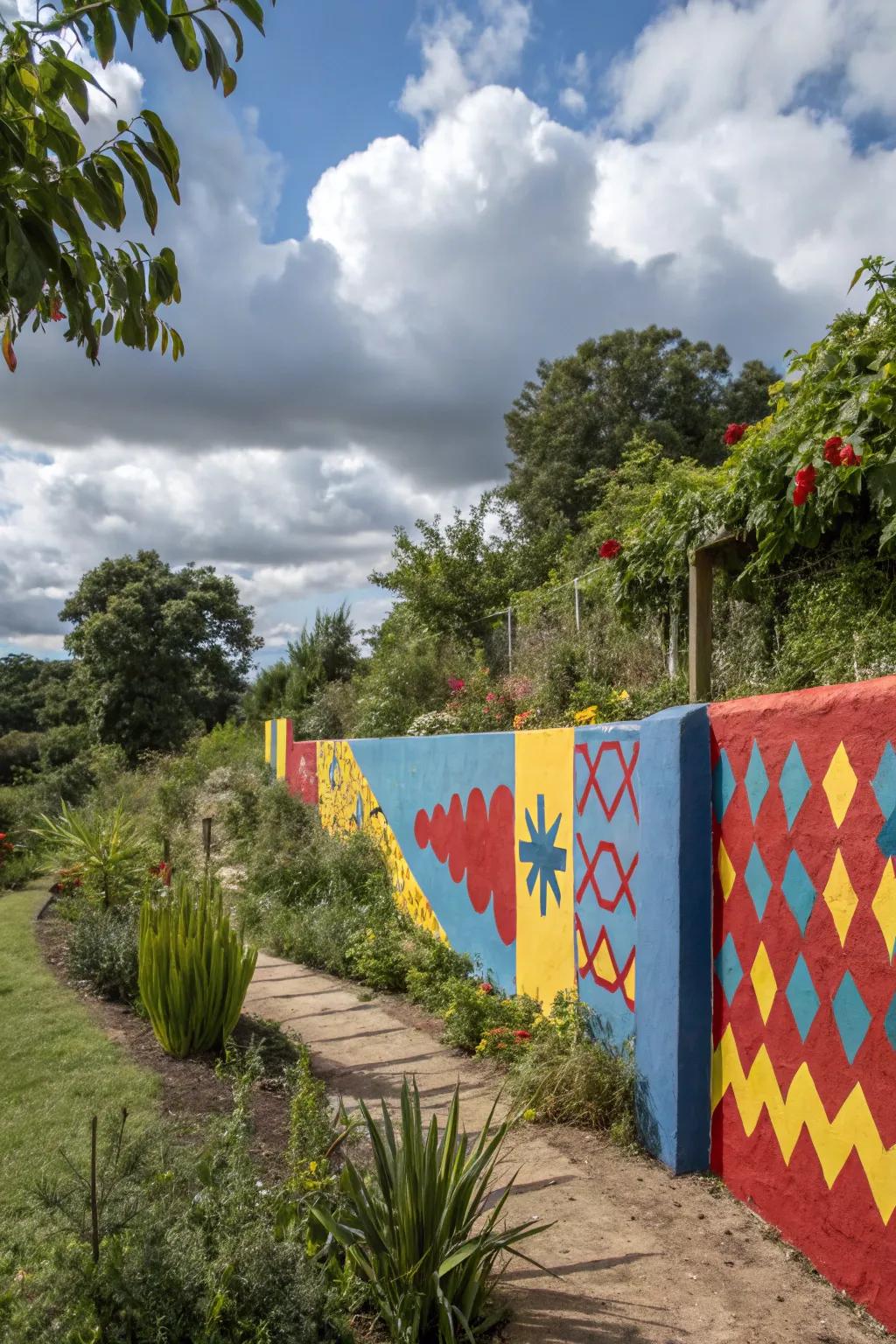 Accent pigment converts walls into vibrant focal spots.