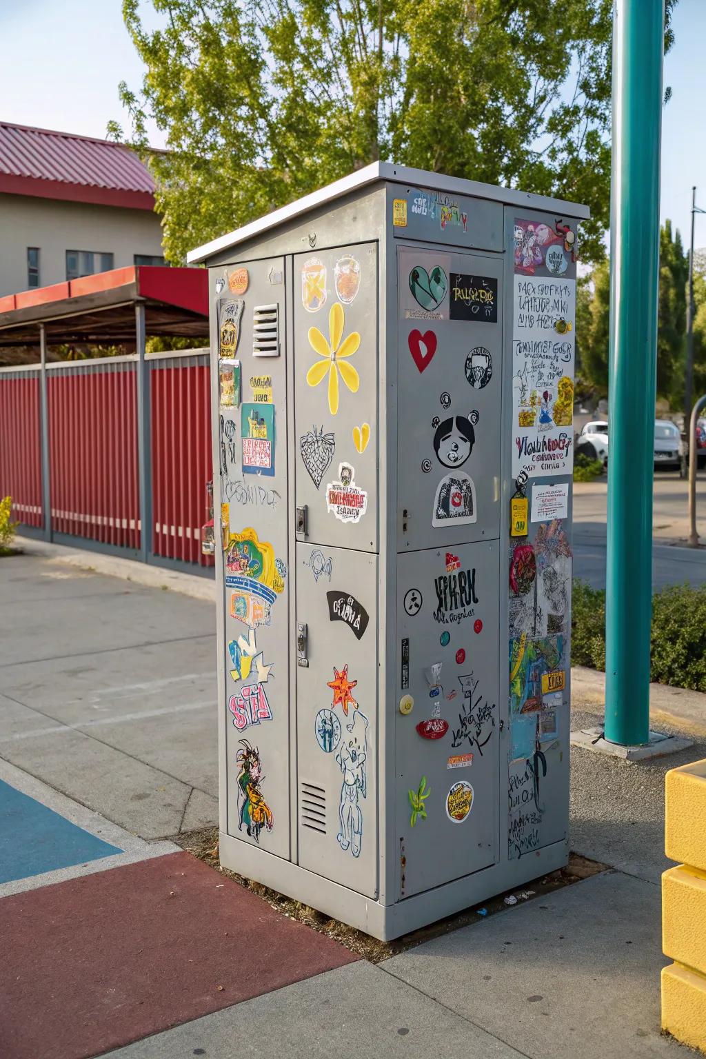 Express yourself through a collection of quirky decals.