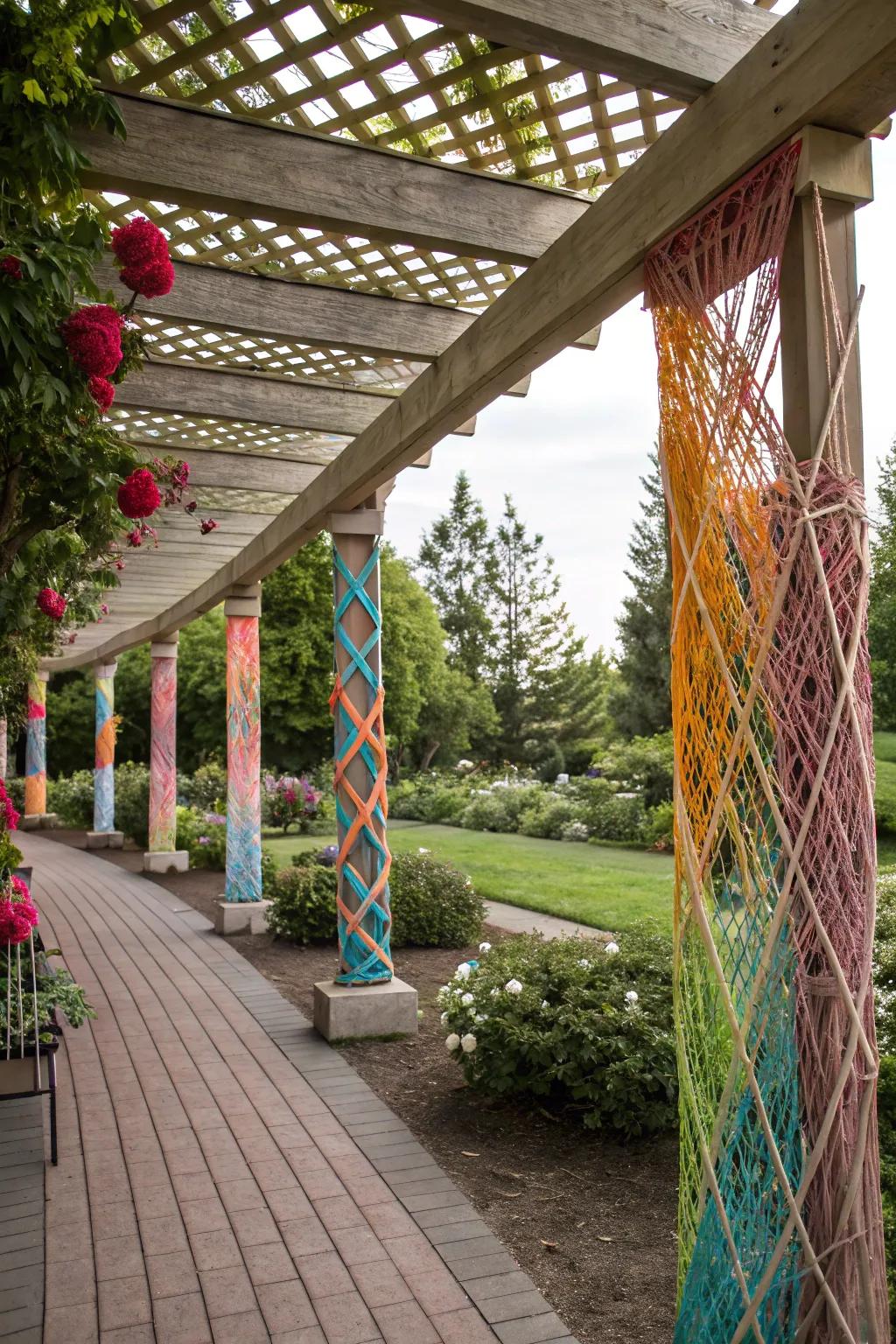 Thread art designs add a modern and artistic flair.