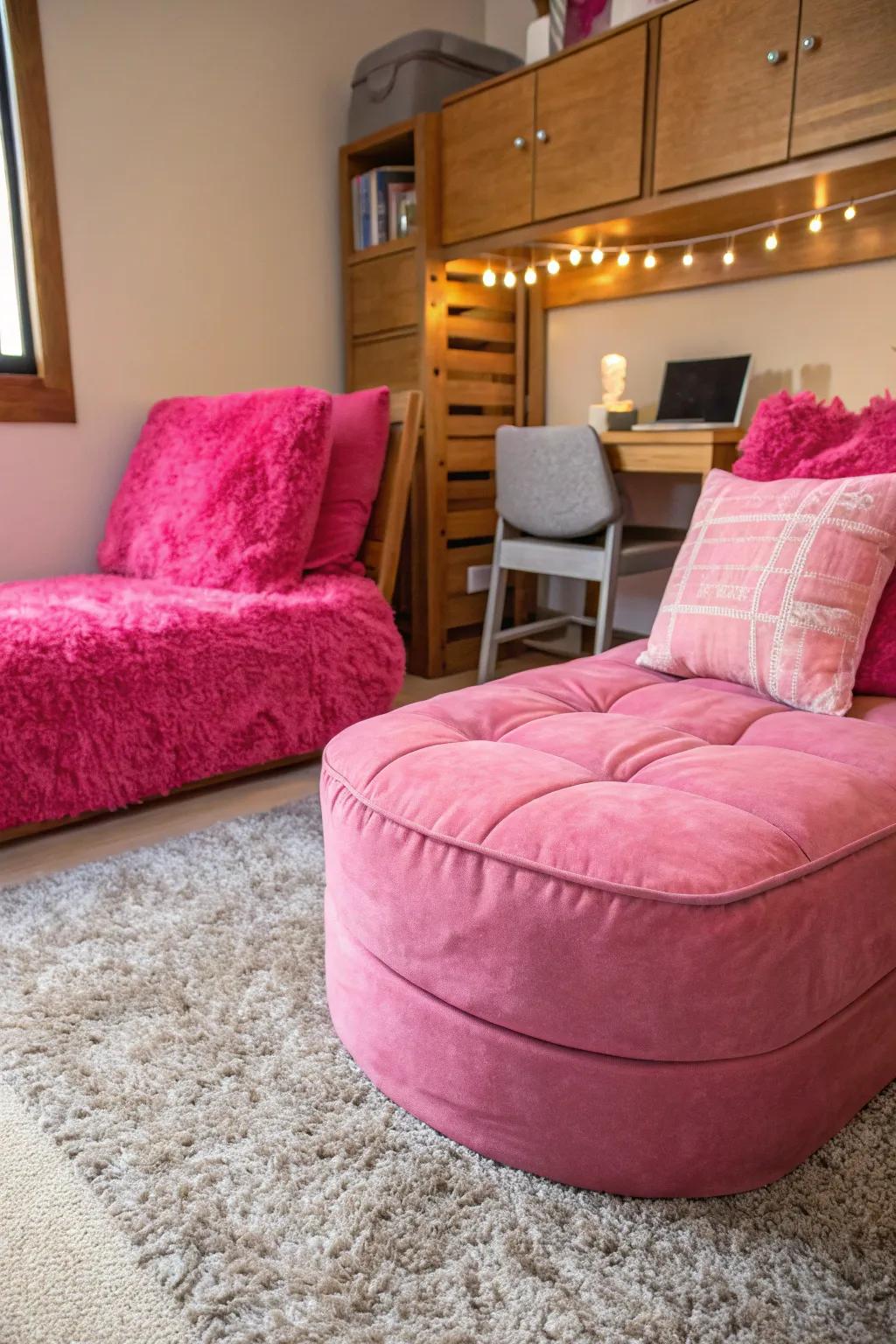 Textured elements enrich the sensory experience of your room.