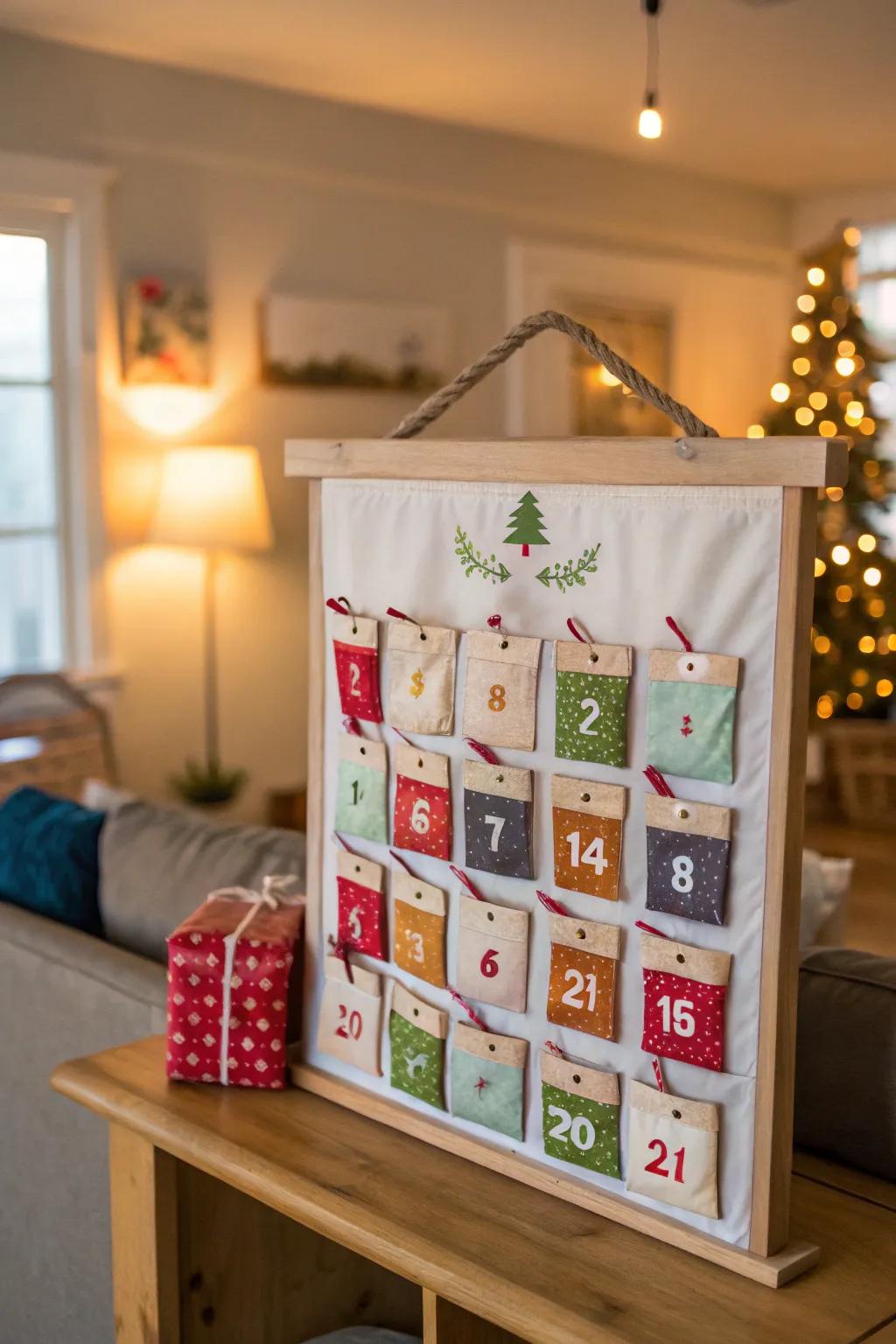 Craft a DIY advent calendar to add daily cheer to your holiday season.
