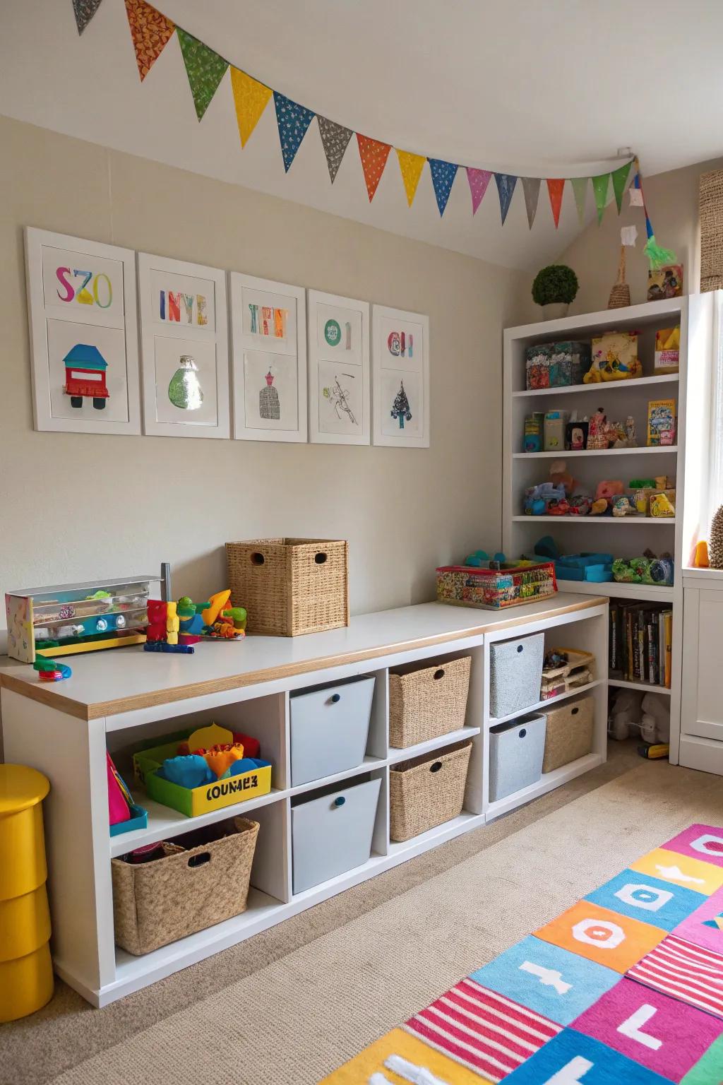 Underutilized spaces can provide clever storage solutions.