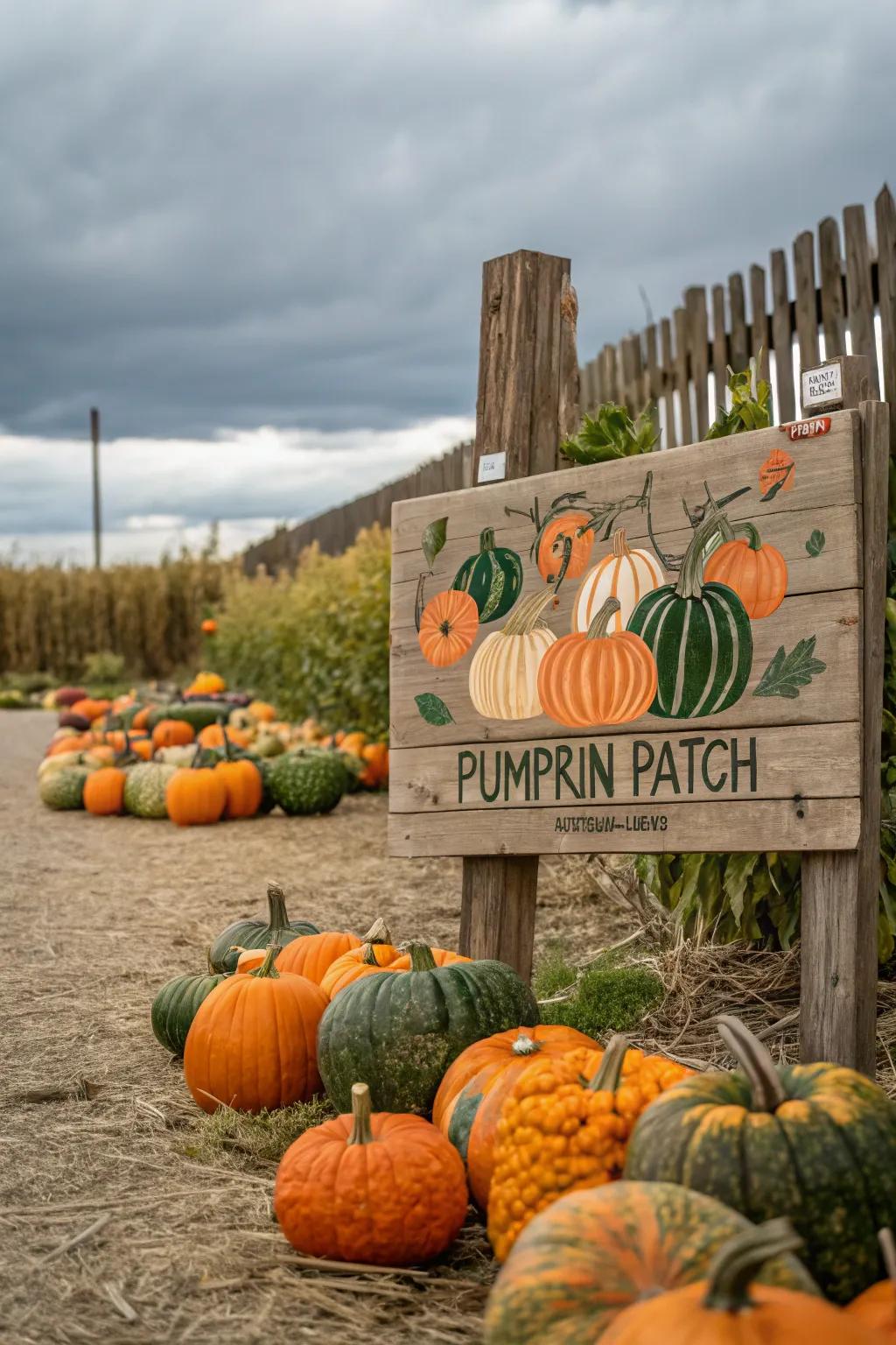 Gourd-inspired graphics commemorating fall's bounty