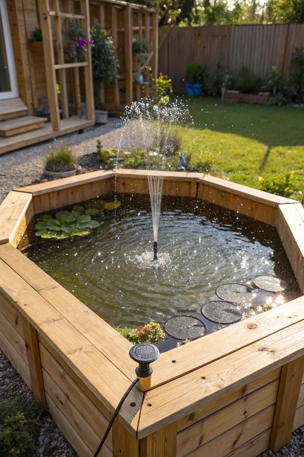 Nature-conscious and exquisite, sun-powered elements contribute charm.