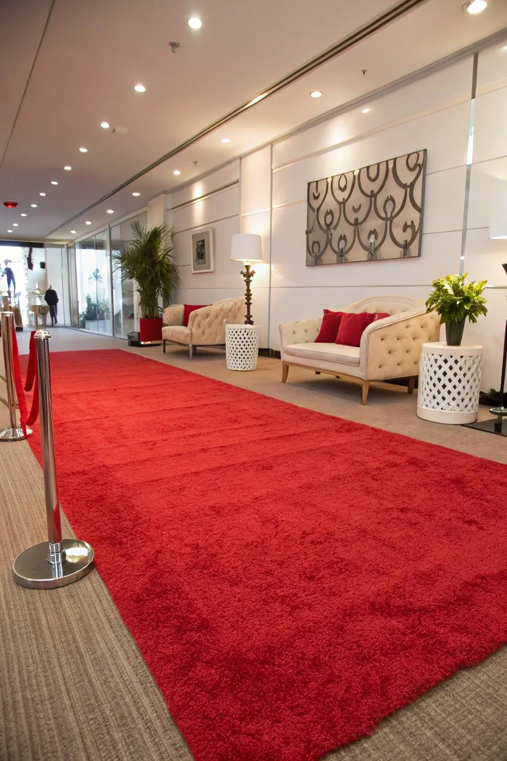 A striking rug can make your room a vibrant space.