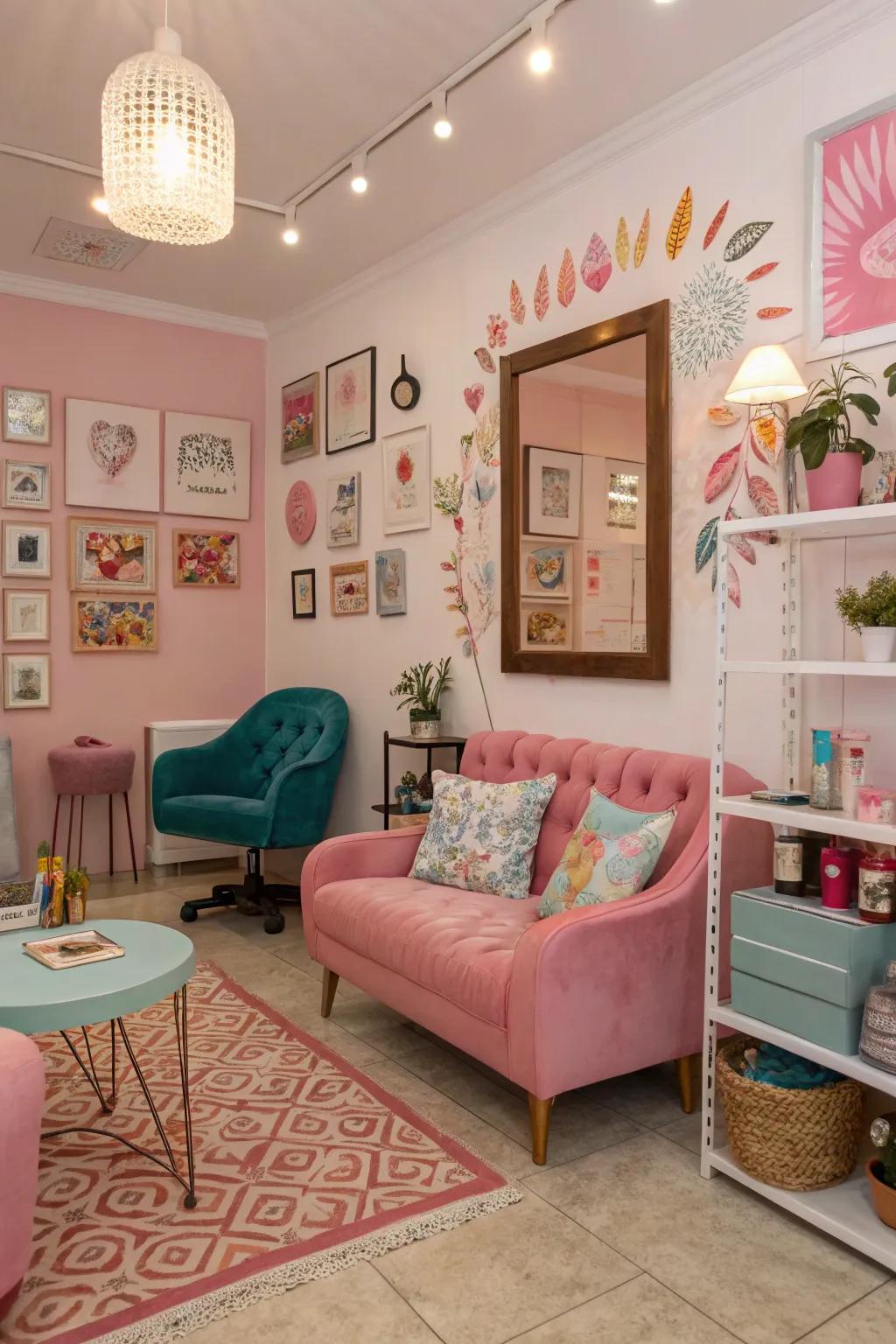 Personalized decor adding authenticity and allure.